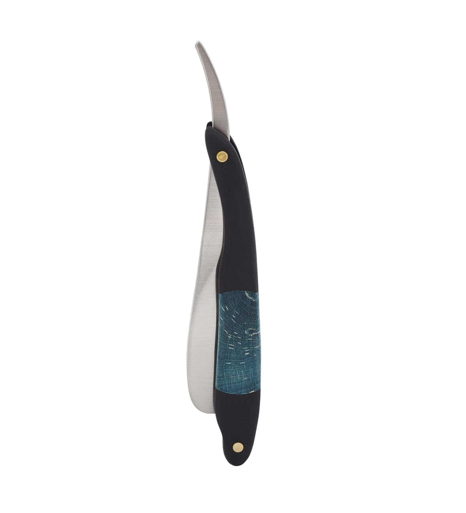Premium Straight Edge Razor for Men - Zinc Alloy Portable Folding Barber Razor for Precision Haircuts & Facial Care - Buy Online on GoSupps.com