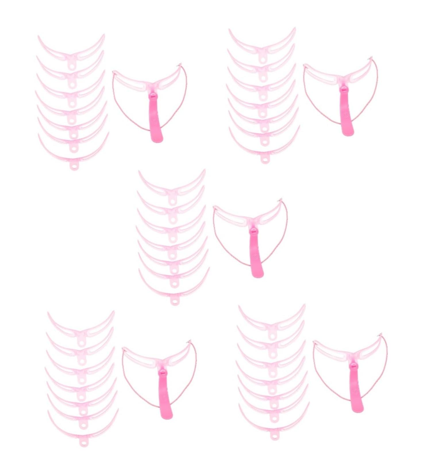 FOMIYES 15 Sets Eyebrow Aid Pro Tools Plantillas Para Cejas Perfectas Brow Stencils Major Miss Shaper 1 count (Pack of 1) Pinkx5pcs - Buy Online on GoSupps.com