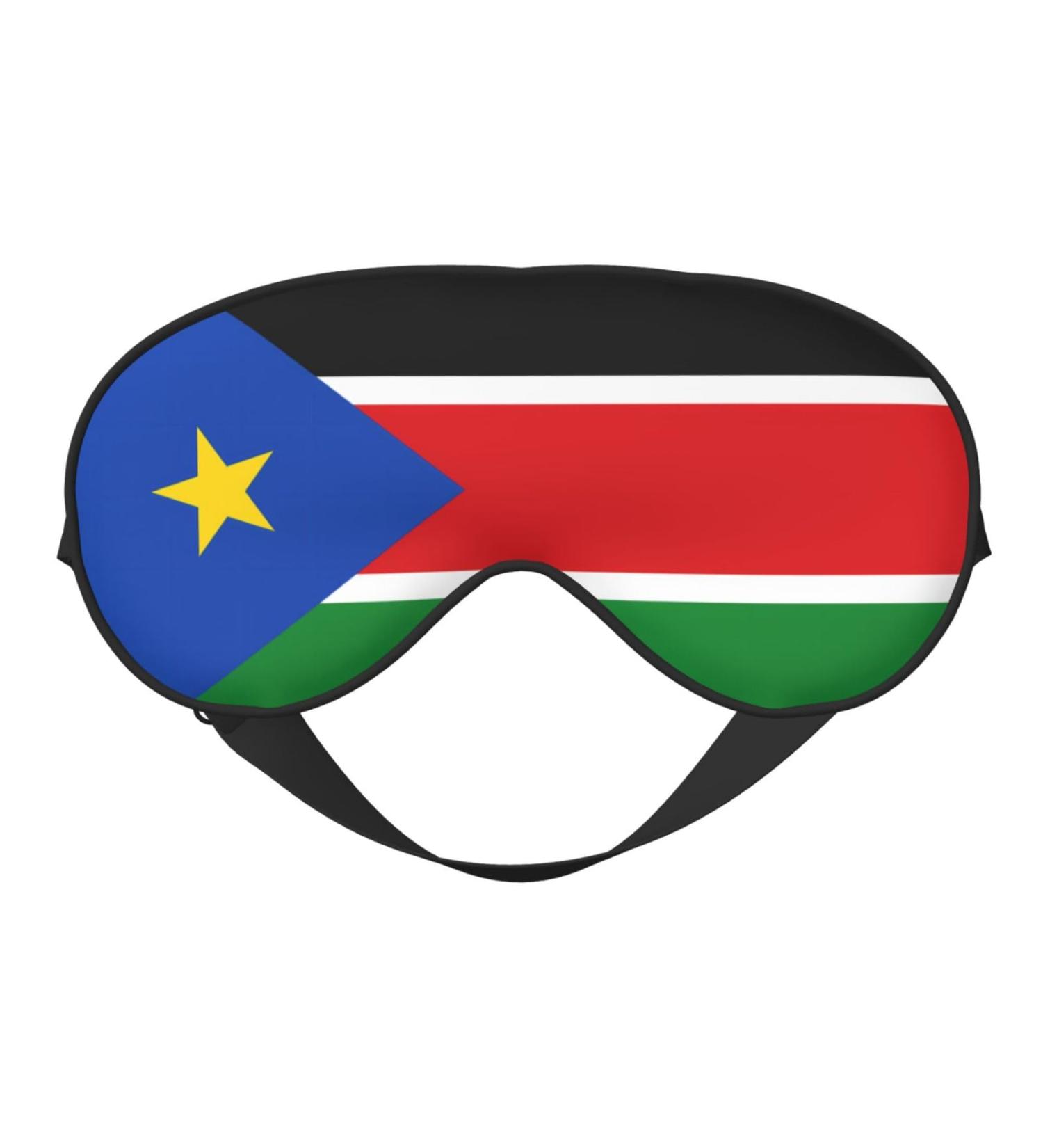 Flag of South Sudan Soft Eye Mask | Ultimate Comfortable Sleep Mask for Side Sleepers | Light Blocking & Relaxing Pressure-Free Eyemask - Buy Online on GoSupps.com