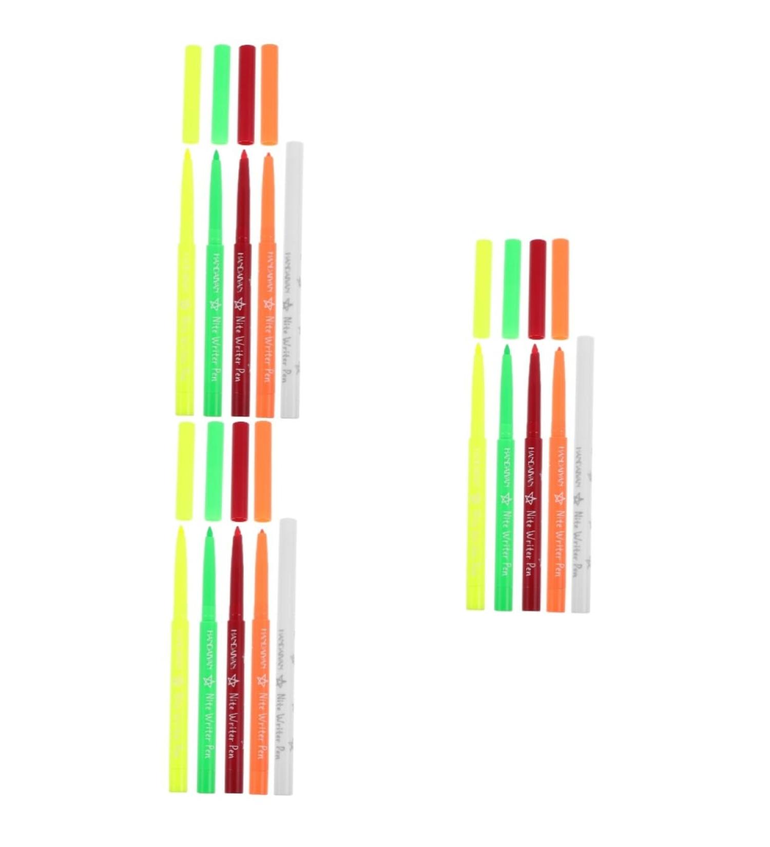 OHPHCALL 15 Pcs Halloween Paint Pen Eyeliner Pen Make up Highlighter Eye Liner Fluorescence Liner Plastic 12.00X0.80X0.80CMx3pcs Assorted Colorx3pcs - Buy Online on GoSupps.com