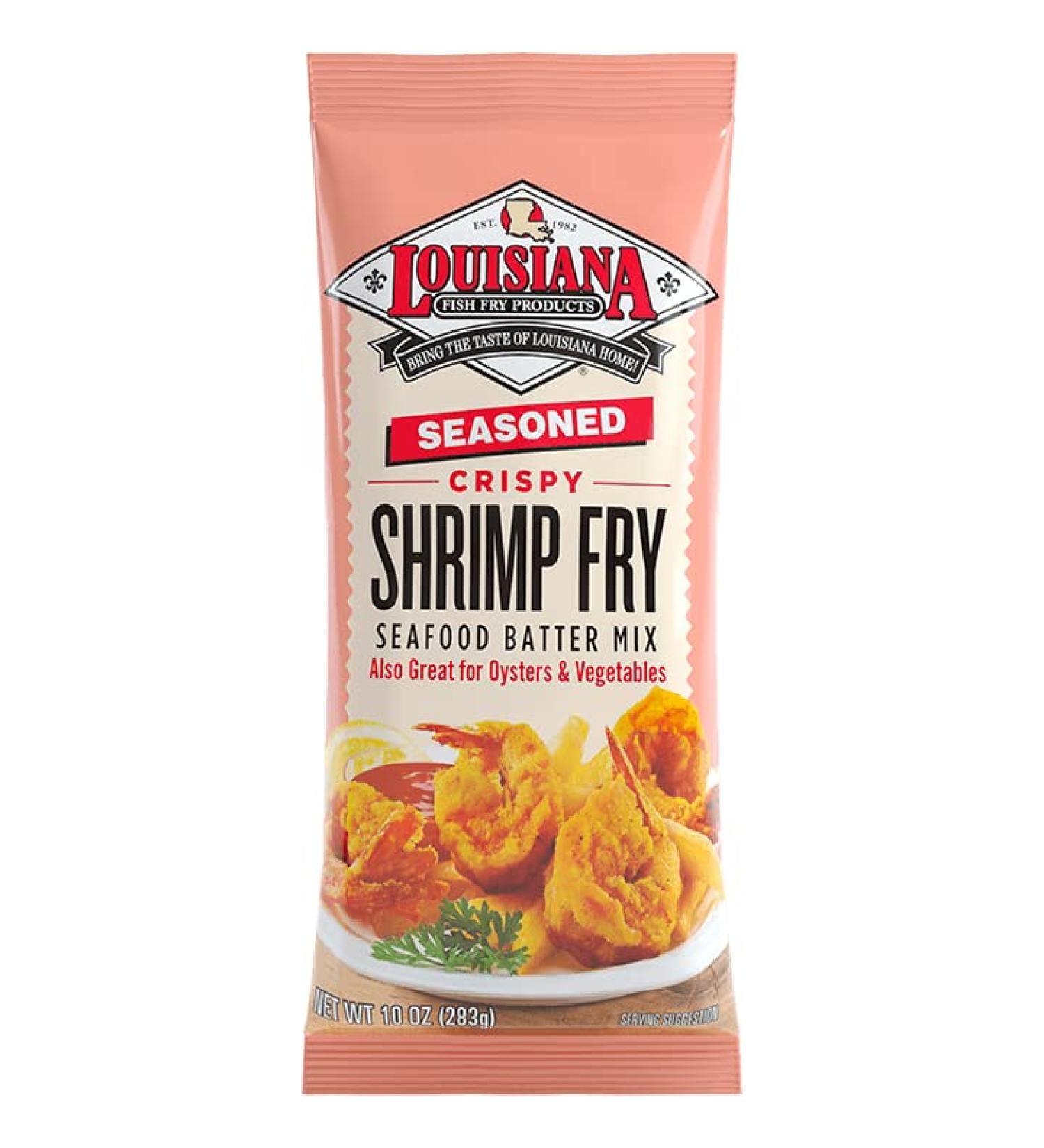 Louisiana Mix Shrimp Fry - 10 oz (Single Pack) | Authentic Cajun Seasoning - Buy Online on GoSupps.com