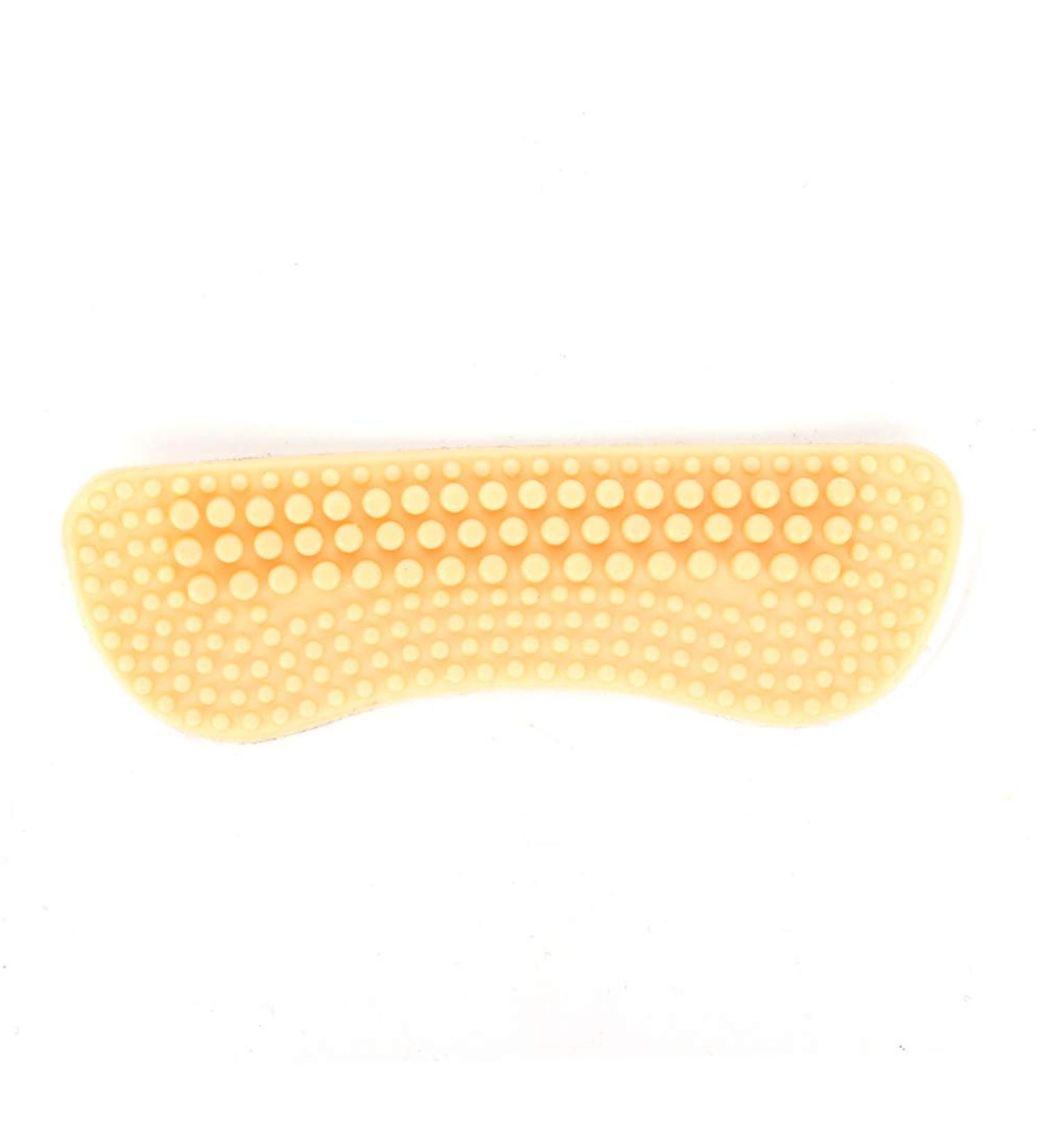 Massage Silicone Insoles | Non-Slip Shoe Cushions & Heel Inserts for Foot Protection - Beige 6mm - Buy Online on GoSupps.com