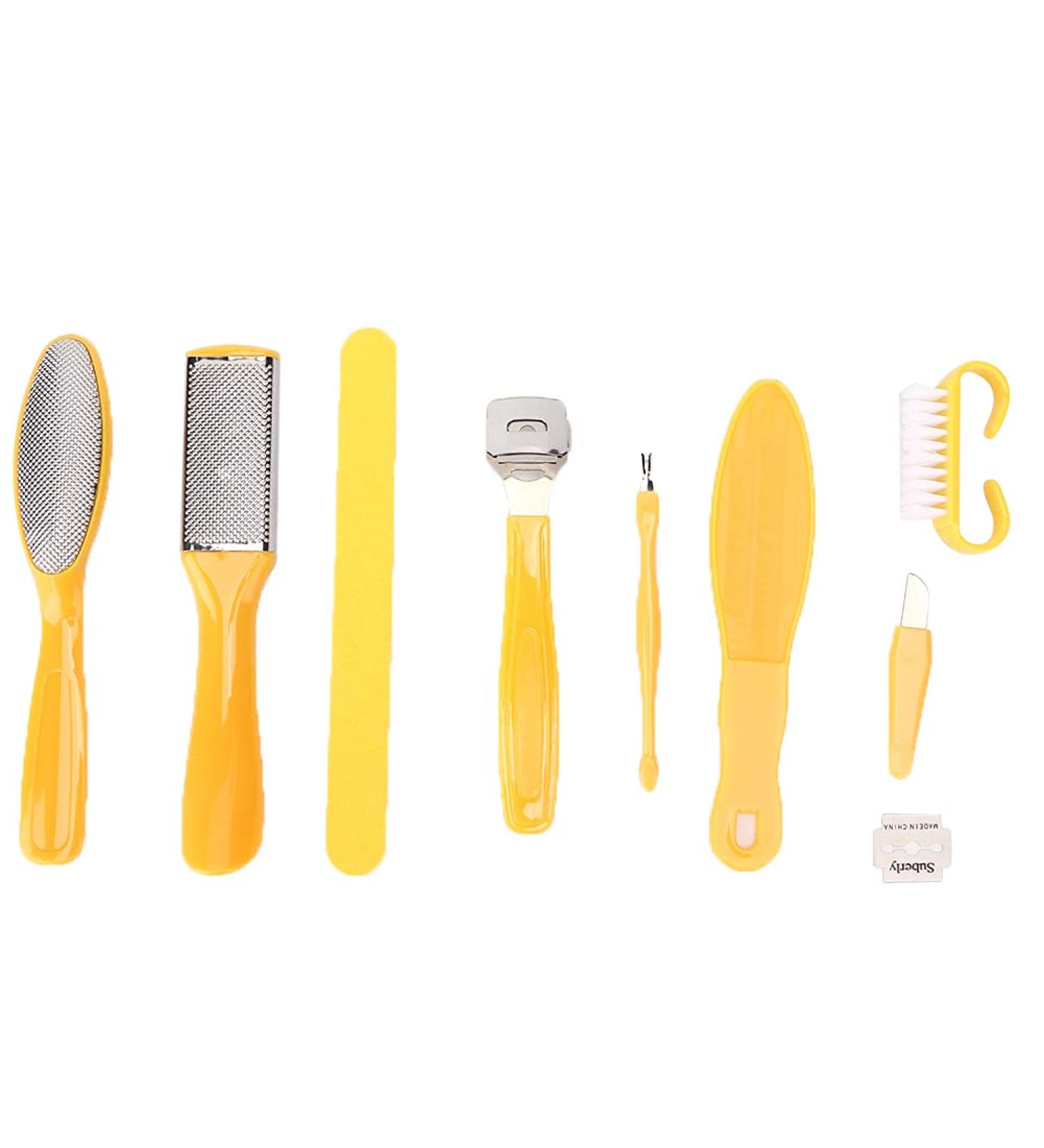 Premium Foot Care Tool Set - Pedicure Kit for Footrest & Dead Skin Removal - Buy Online on GoSupps.com