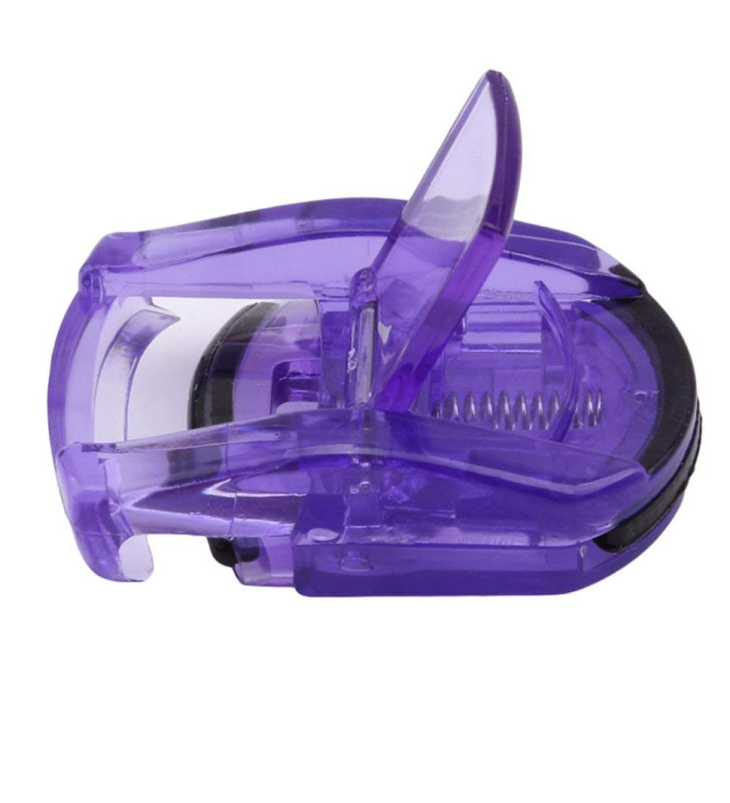 Portable Eyelash Curler Mini Eyelash Clip Makeup Tool Purple - Buy Online on GoSupps.com