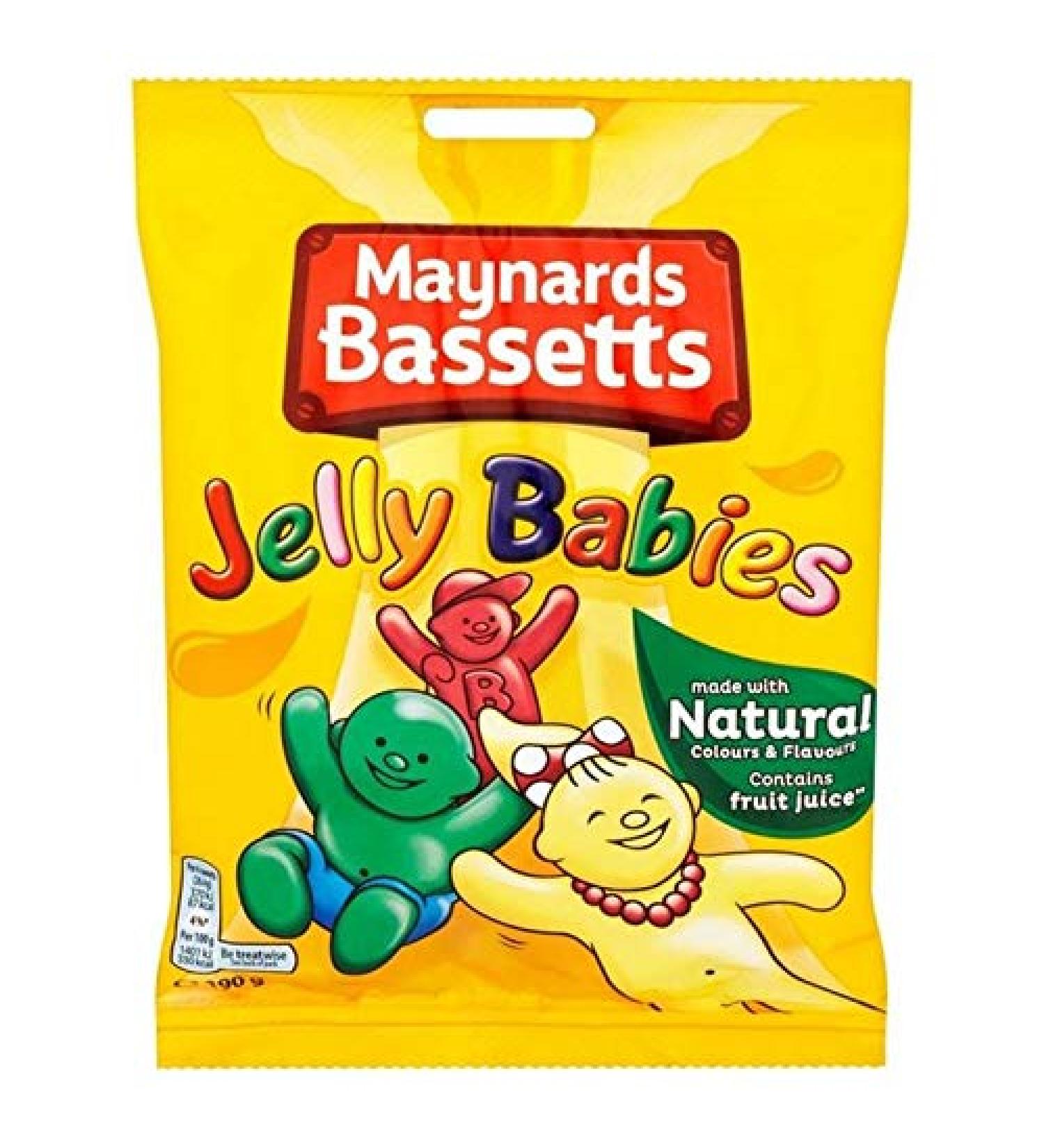 Maynards Bassetts 4x Maynards Bassett Jelly Babies 190g