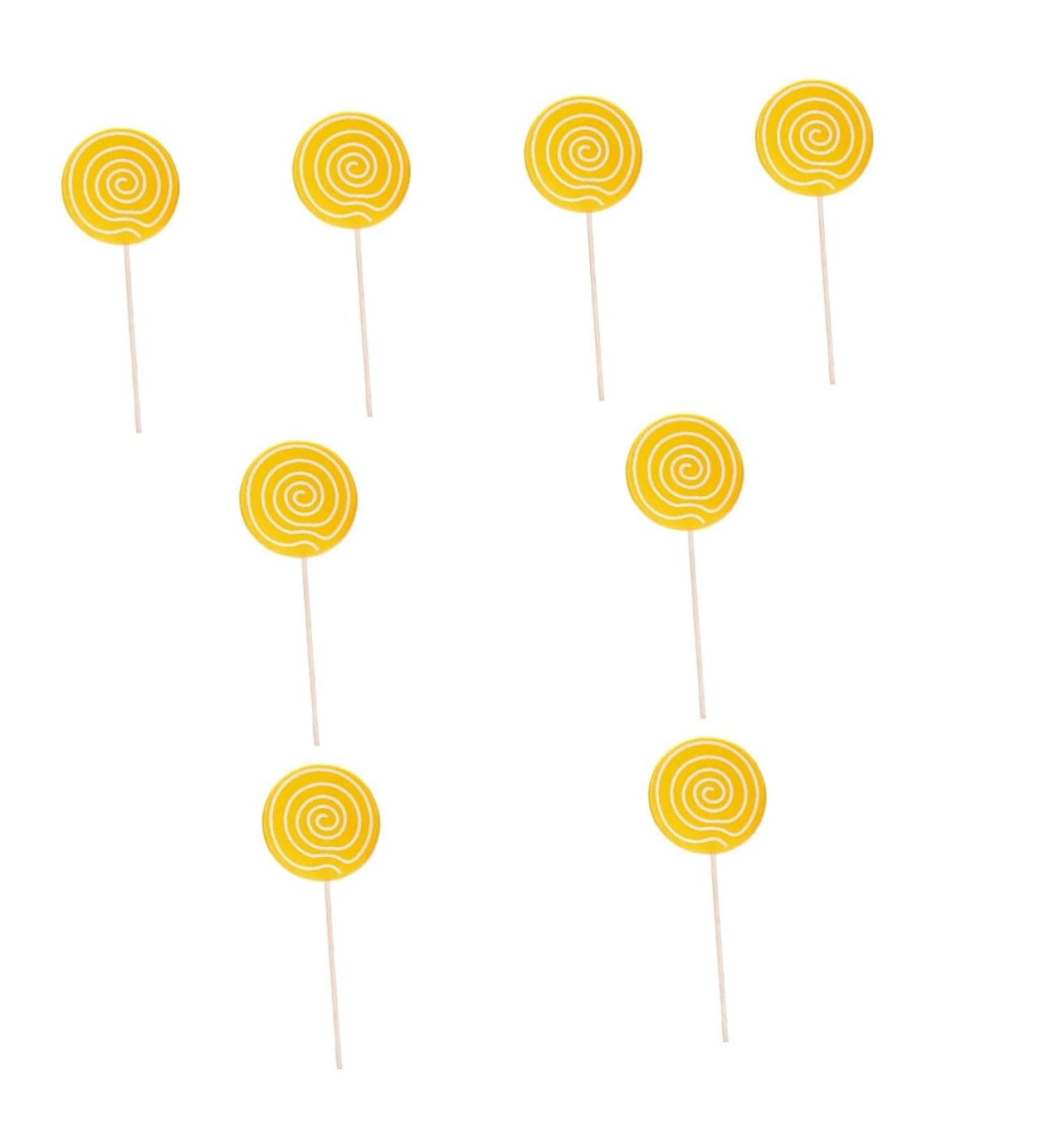 Artibetter 8pcs Lollipop Photo Booth Food Photography Props Large Swirl Lollipops Festival Lollipop Model Sculpture Lollipop Toys Food Gifts Lollipop Photot Props Bamboo Christmas Candy Child - Buy Online on GoSupps.com