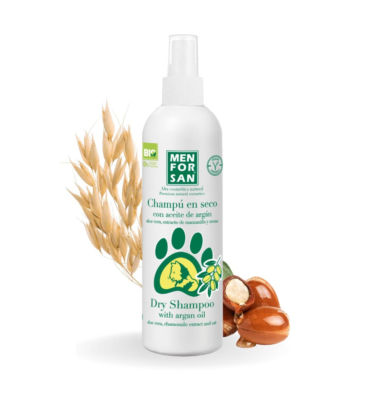 MENFORSAN Dry Shampoo with Argan Oil for Cats - 250ml | International Shipping Available - Buy Online on GoSupps.com