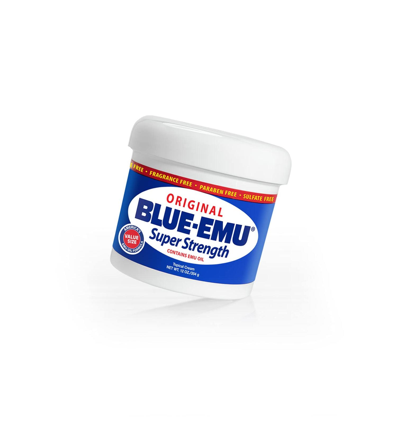 Blue Emu Muscle and Joint Deep Soothing Analgesic Cream 12oz - Fast Pain Relief - Buy Online on GoSupps.com