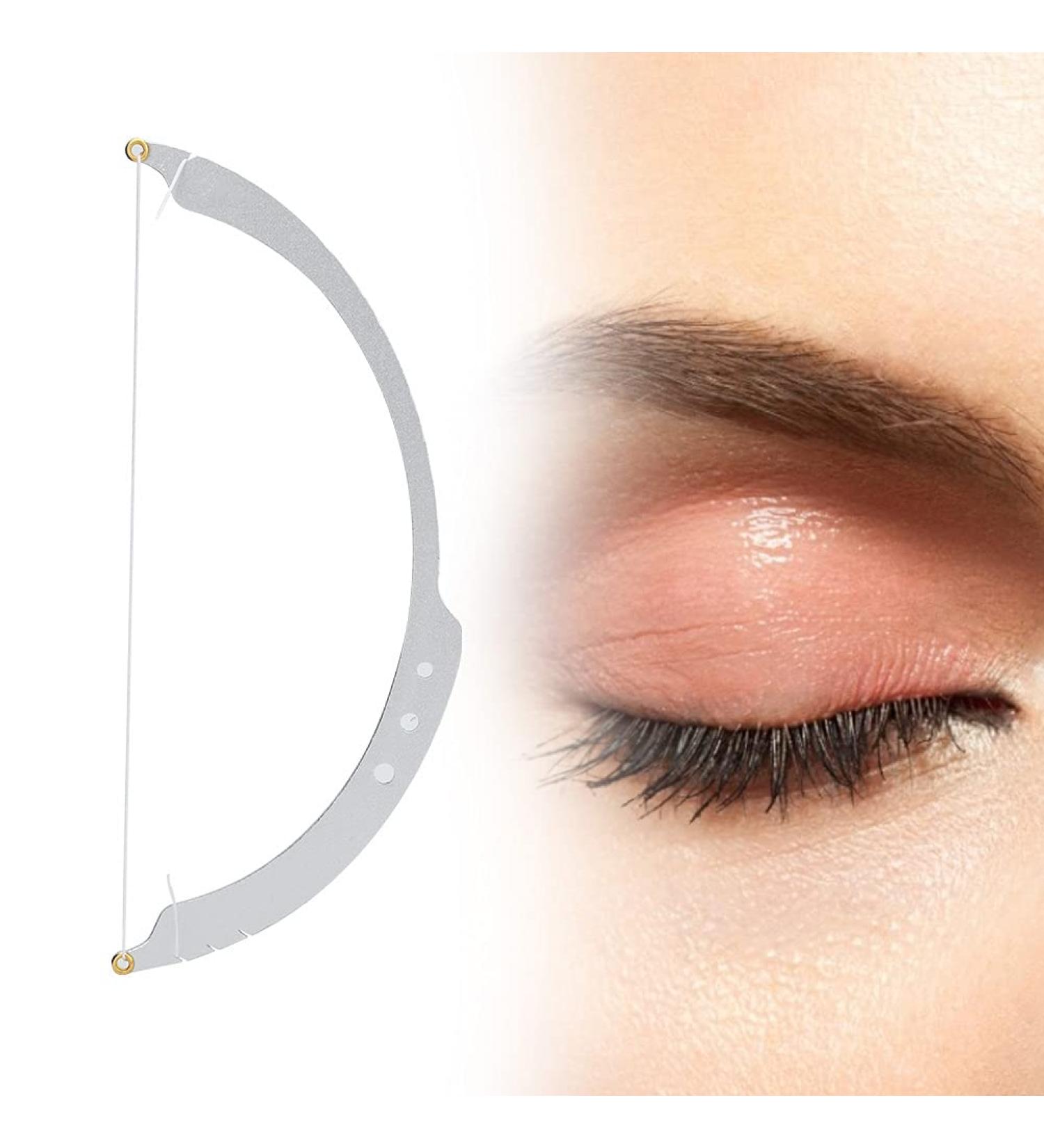 Eyebrow Marker Ruler Brow Mapping Tool Microblading Line Marker Ruler Mapping Eyebrow Ruler Eyebrow Mapping String Tool Ruler Makeup Eyebrow Measuring Tool With 10pcs Thread Silver - Buy Online on GoSupps.com