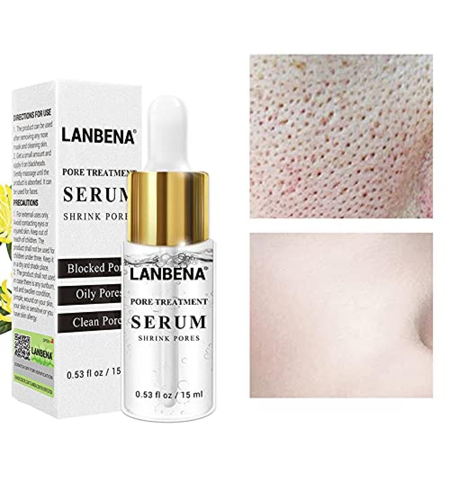LANBENA Pore Skin Care Serum - Pore Shrinking, Dryness Relief, Oil Control, Firming, Moisturizing - Buy Online on GoSupps.com
