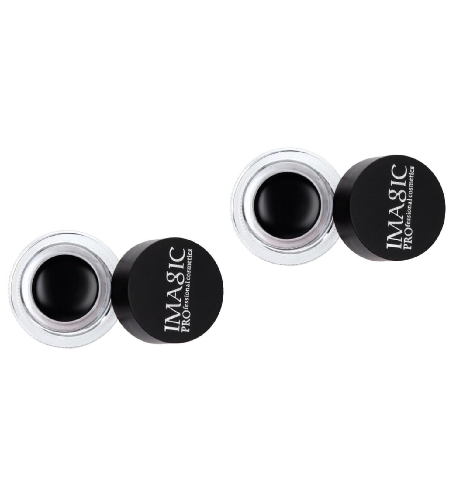 Balacoo 2pcs Waterproof Eye Liner Pencil Eyebrow Gel Long-lasting Eyeliner Liquid Eyeliner No Smudge 1 count (Pack of 1) Blackx2pcs - Buy Online on GoSupps.com