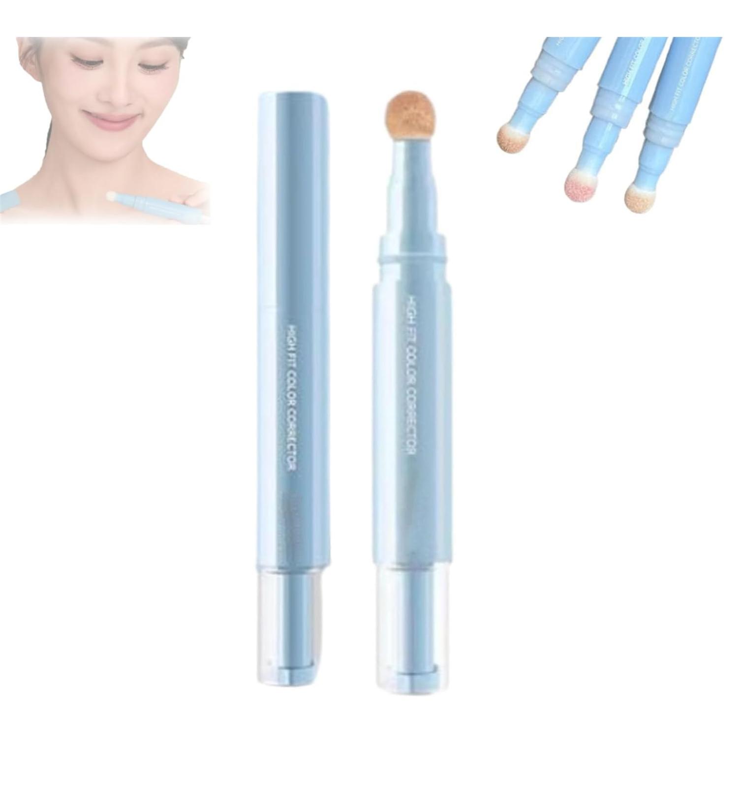 3 Colors Concealer Pen Color Concealer Pen Liquid Concealer with Sponge Head Long Lasting Moisturizing Makeup Highlighter for All Skin Types - Buy Online on GoSupps.com
