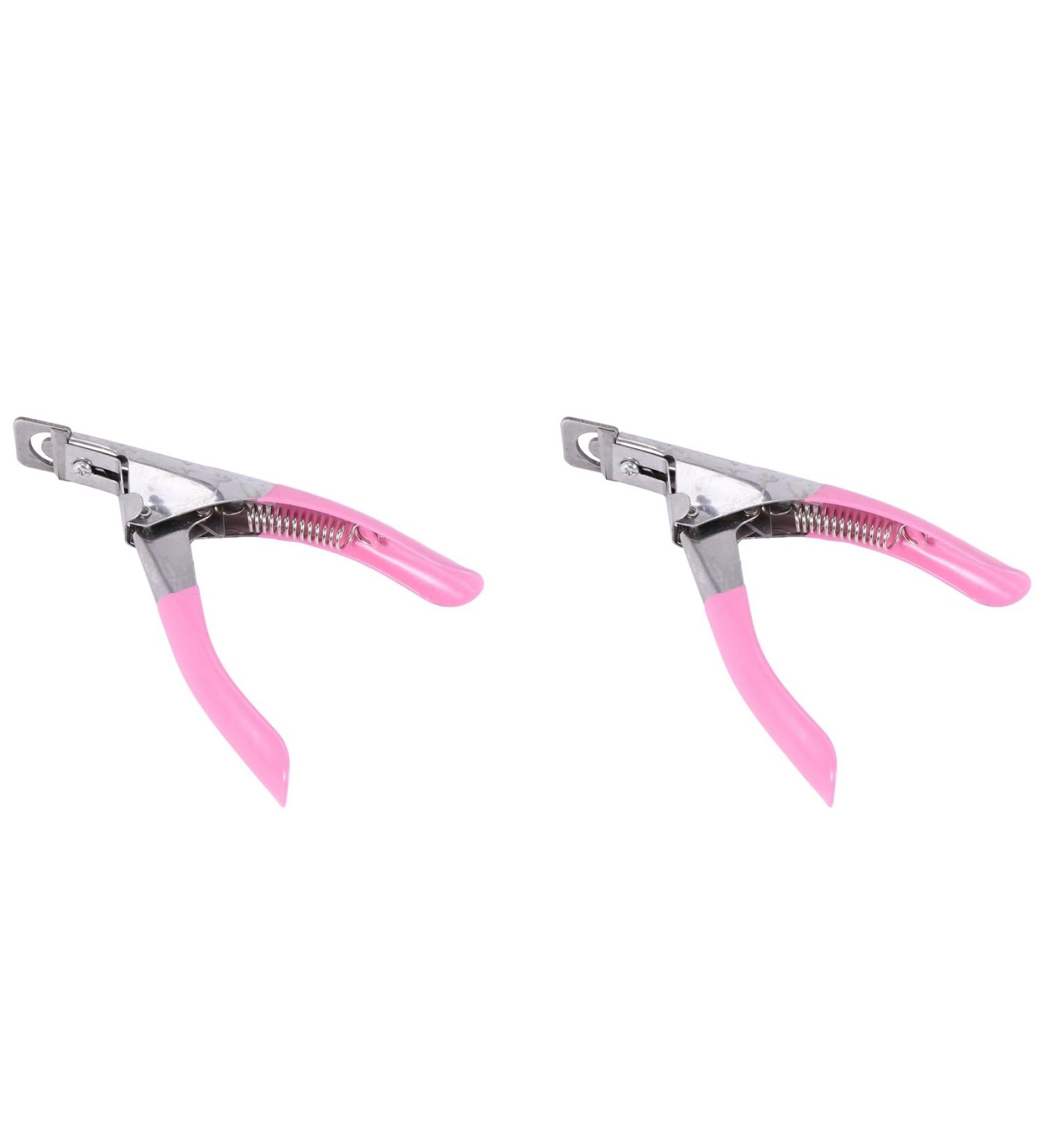 ISTOVO 2X Nail Clippers for Nails and False Acrylic Nails Easy to Use Pink. - Buy Online on GoSupps.com
