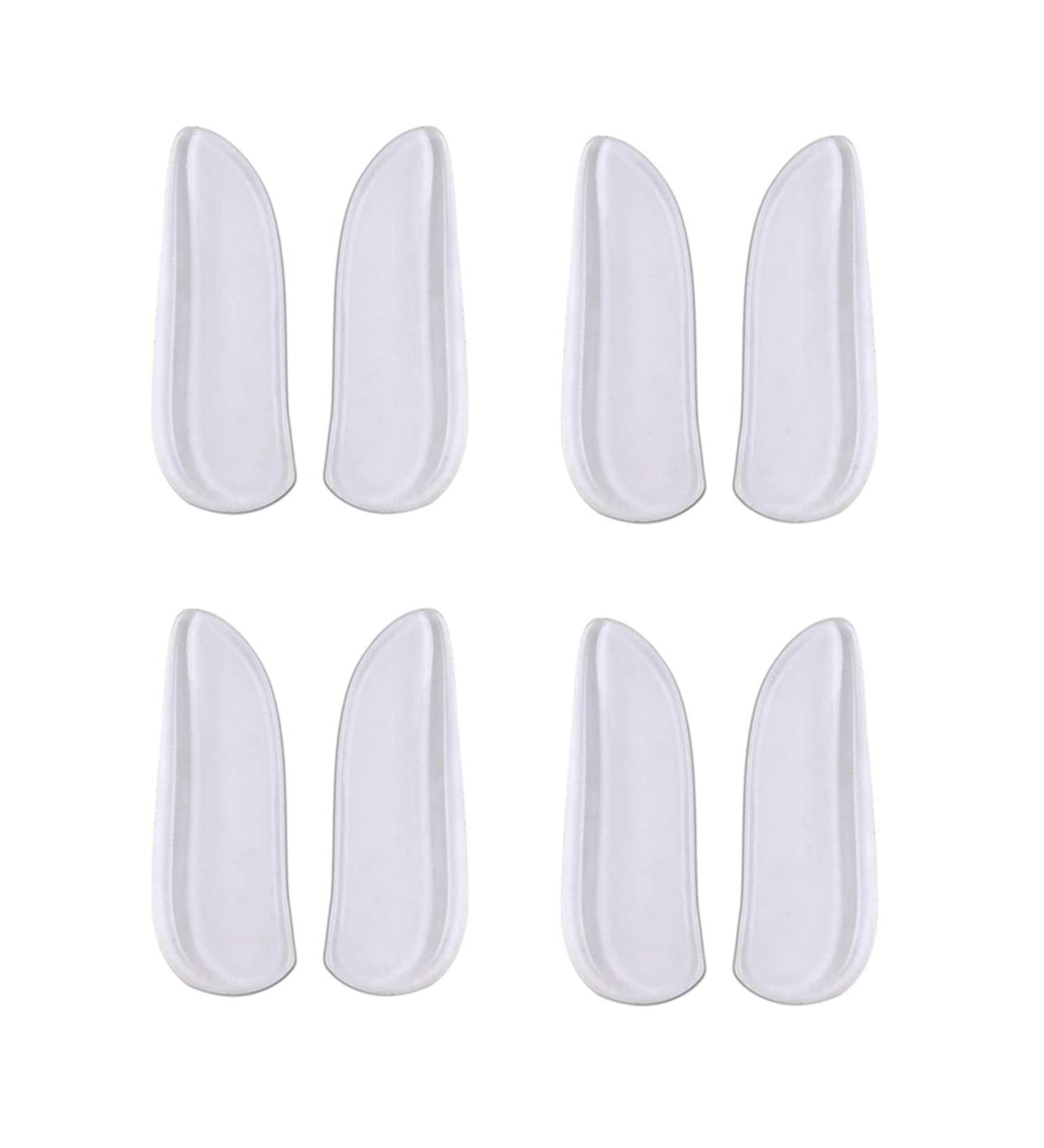 KTELI 4 Pairs Silicone Heel Wedge Insoles - Medial & Lateral Support Corrective Adhesive Shoe Inserts for Comfort & Pain Relief - Buy Online on GoSupps.com