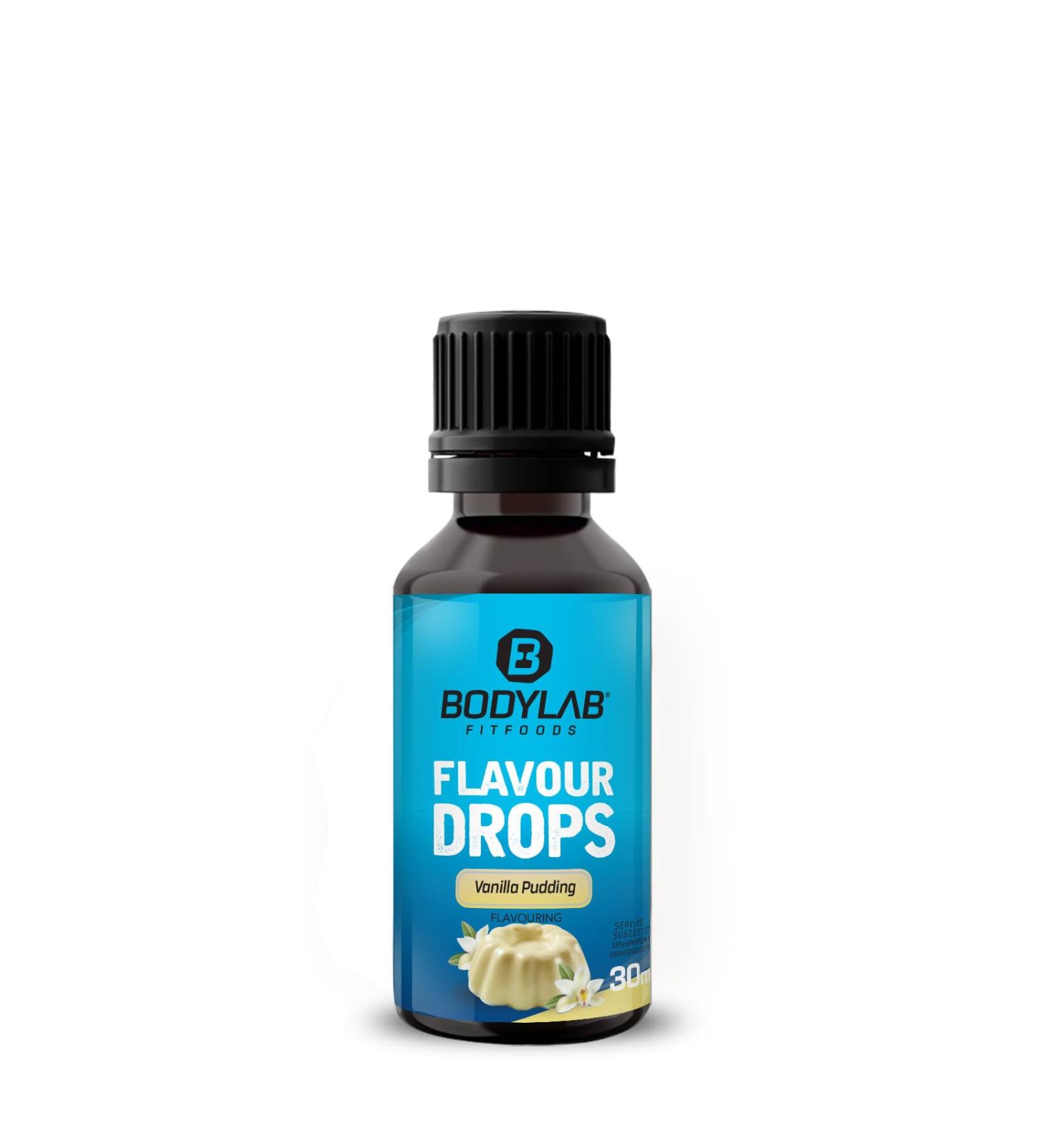 BODYLAB24 Flavor Drops 30ml - Calorie-Free Vanilla Pudding Aroma Sugar-Free & Fat-Free Flavor for Food & Coffee No Artificial Dyes - Buy Online on GoSupps.com