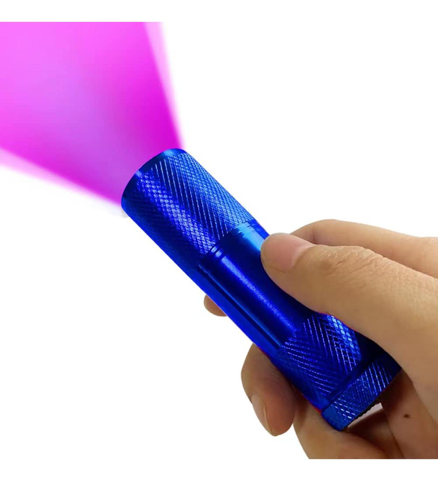 Mini UV Resin Flashlight - 365nm 405nm UV Light Curing Lamp for Crafts, Jewelry Making, and Nails - Buy Online on GoSupps.com