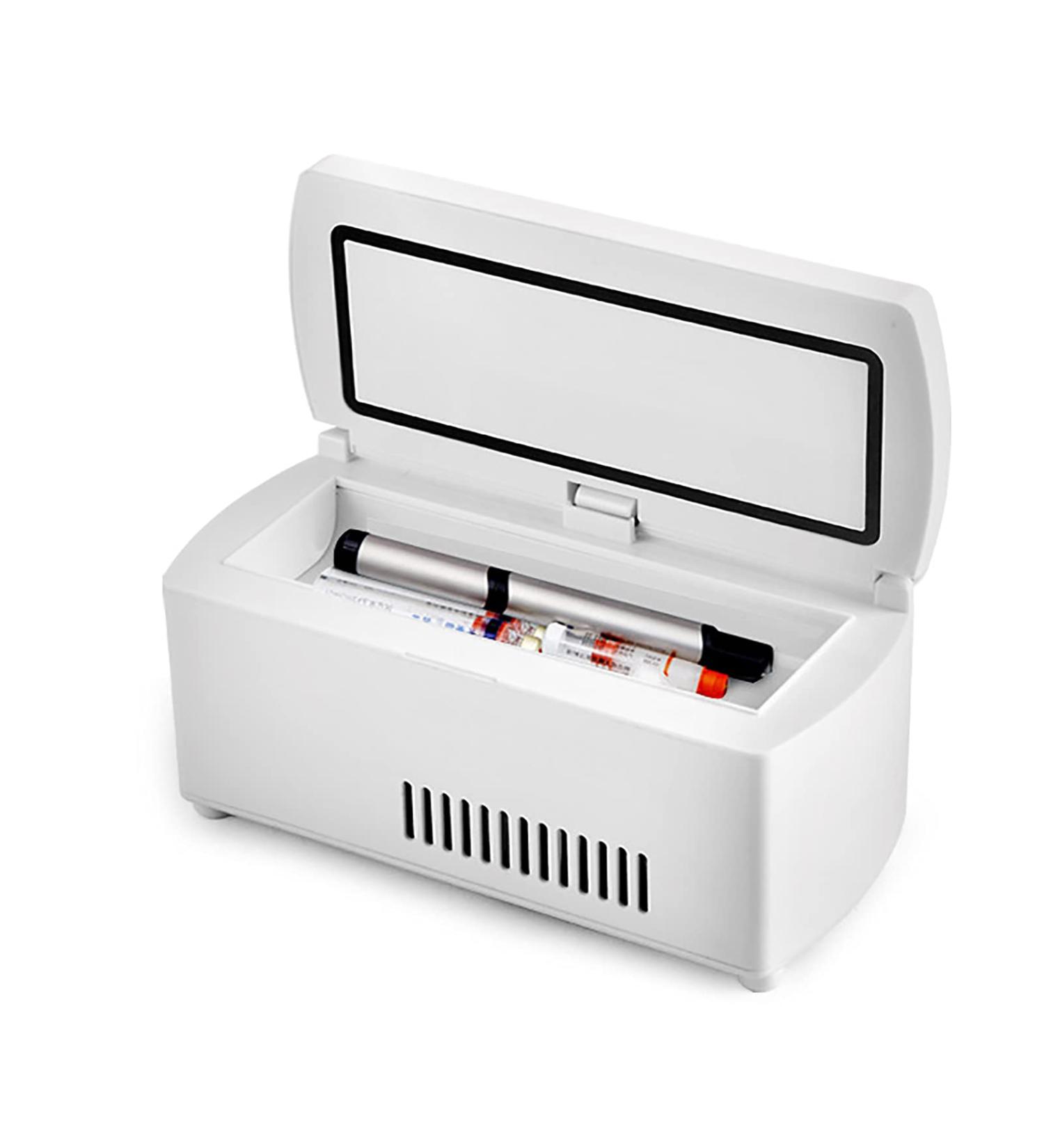 ZZBB 2-8 Thermostat Drug Reefer Medicine Refrigerated Box Portable Car Refrigeration Case Fridge for Travel Insulin Cooler Medicine Refrigerator for Car - Buy Online on GoSupps.com