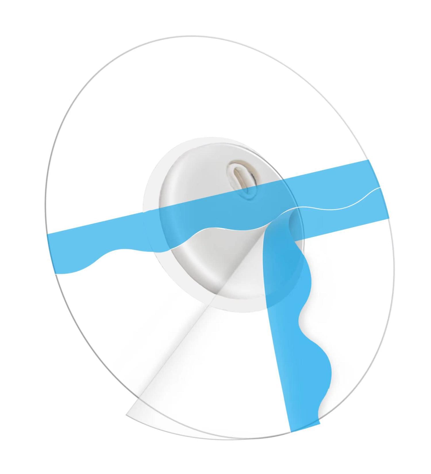 Freestyle Sensor Cover for Libre 3 - 55 Pack Waterproof Transparent Adhesive Patches | Hypoallergenic & Latex-Free | 14 Days Long Stay | CGM Clear Film Tape - Blue - Buy Online on GoSupps.com
