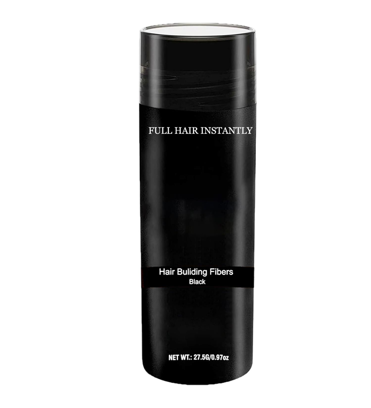 Hair Fibres Black Thick Fiber Hair Fibres For Instant Thicking Hair Building Fibres For Men & Women Hair Thickening Powder For Bald Spots & Thinning Hair Fuller Hairline Concealer - Buy Online on GoSupps.com