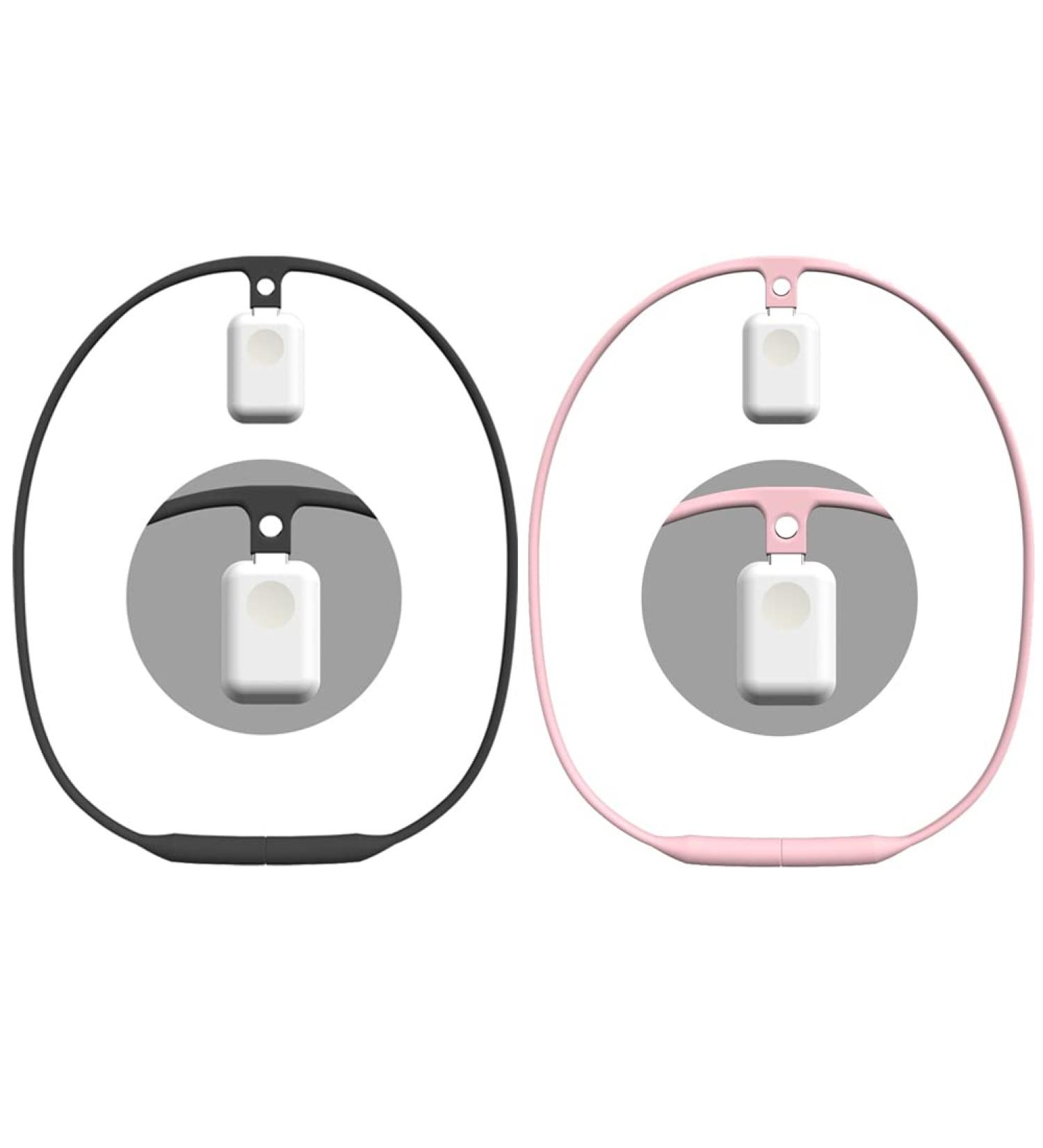 Buy Black & Pink Silicone Necklace for GO2 & GOS Posture Trainer | International Shipping Available - Buy Online on GoSupps.com