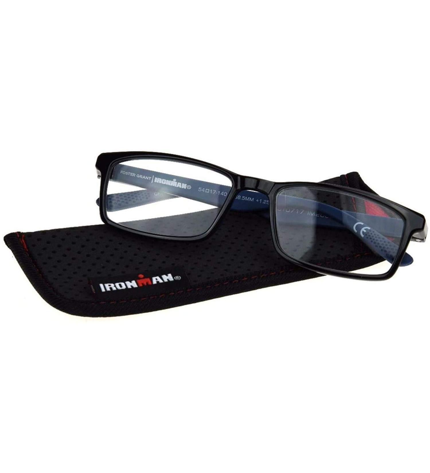 Foster Grant Ironman IronFlex IM2002 Men's Reading Glasses +2.00