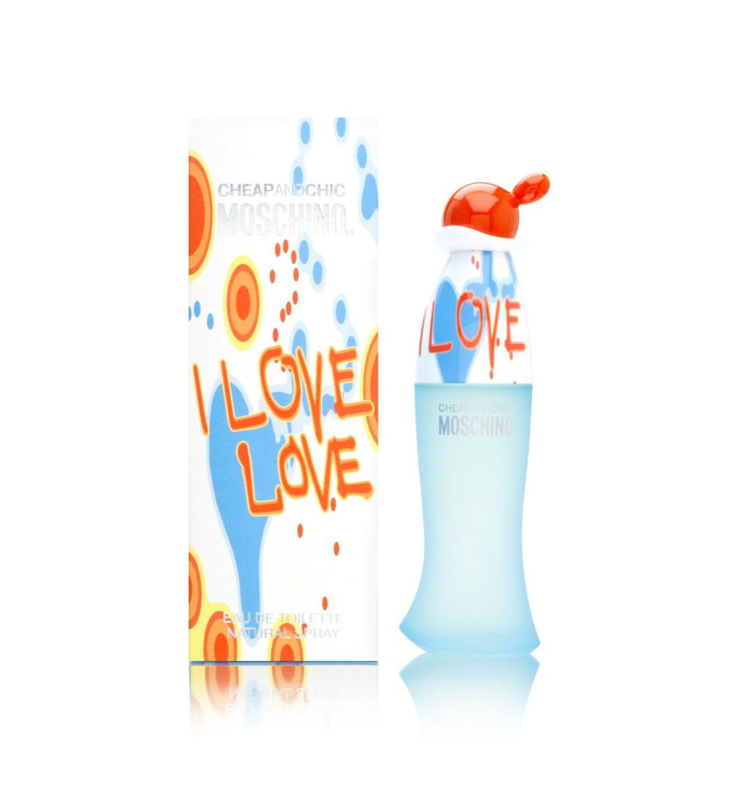 I Love Love Cheap and Chic by Moschino for Women 1.7 oz Eau de Toilette Spray I Love Love Moschino 1.7 Fl Oz (Pack of 1)
