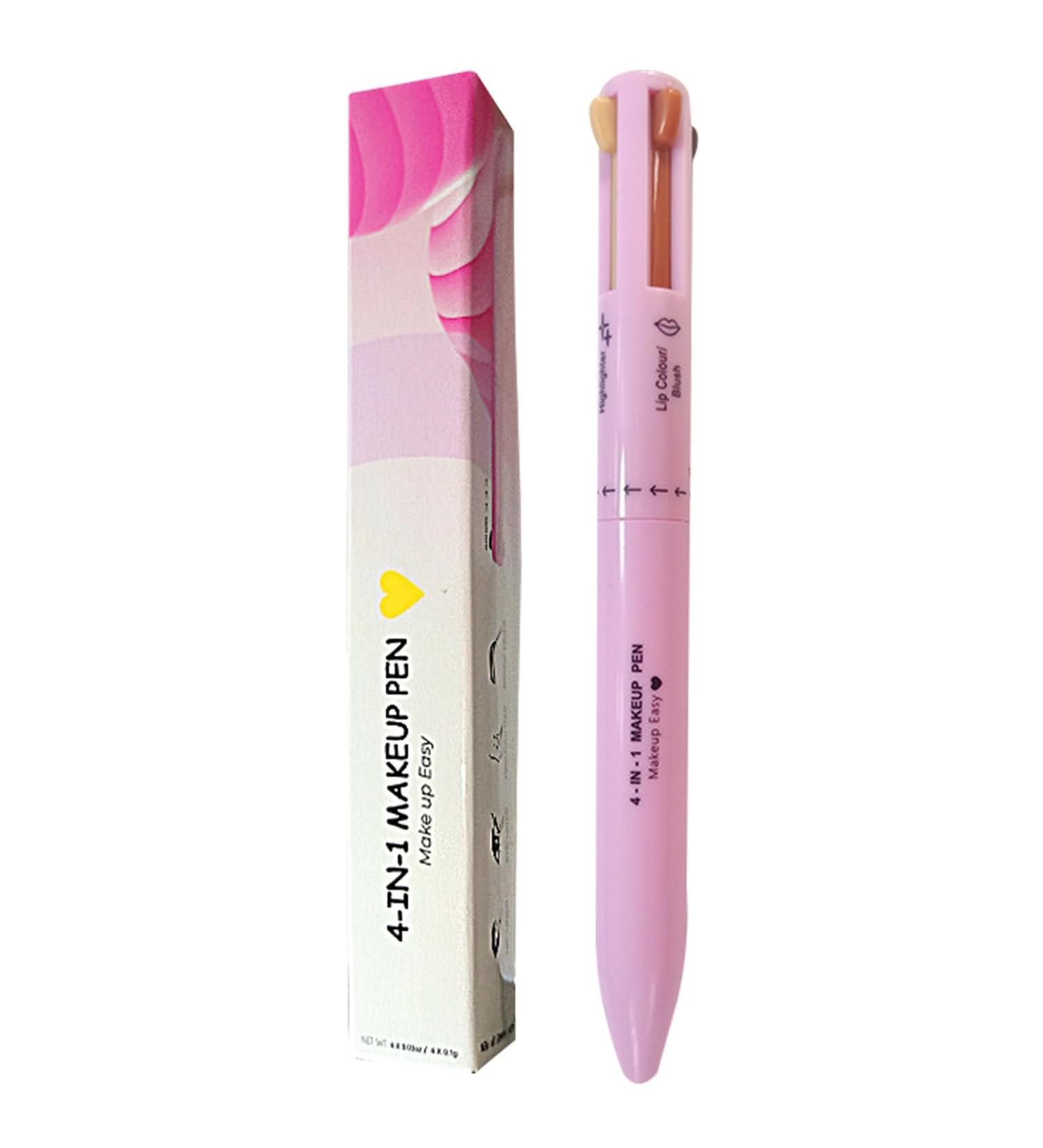 4 in 1 Makeup Pen Multifunctional Makeup Pencil from Eyeliner Lip Liner Brow Pencil and Highlighter Brow Pencil for Travel Type 2 - Buy Online on GoSupps.com