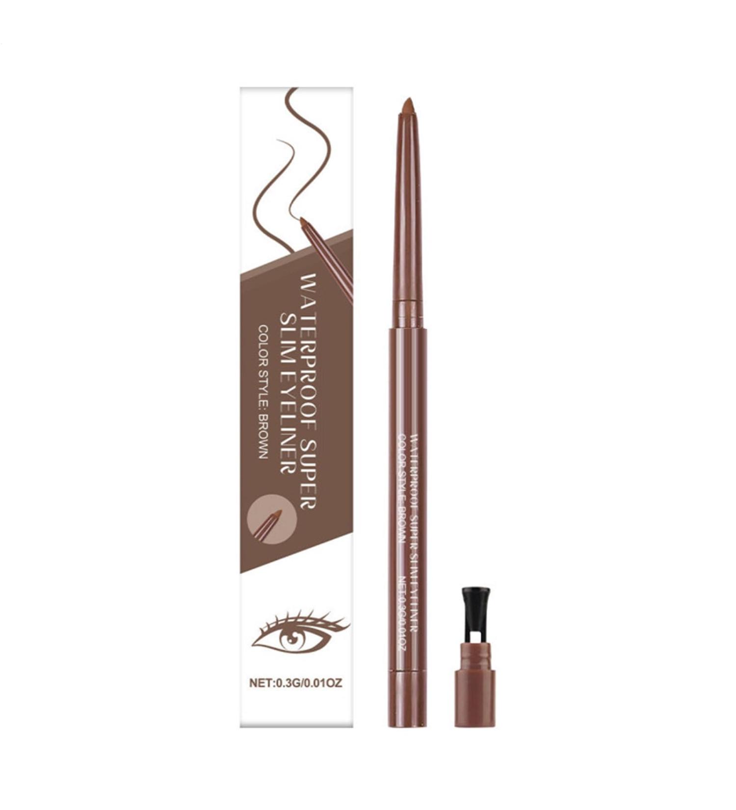 Gel Eyeliner Pens Long Lasting Gel Waterproof Makeup Pen Waterproof Eyeliner for girls daily makeup eyebrow definition home travel brown - Buy Online on GoSupps.com