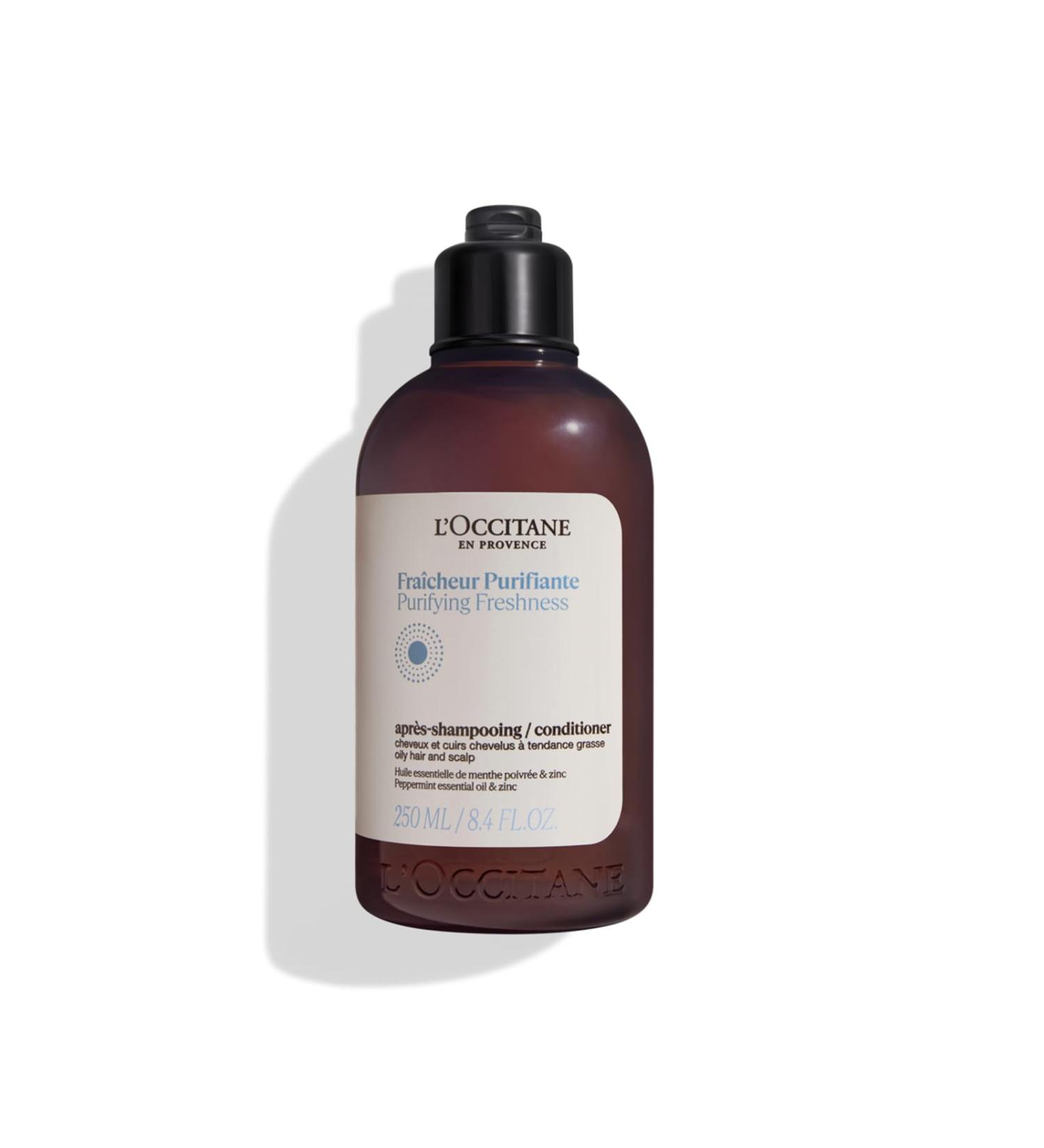 L'OCCITANE - Apr s-Shampoing Fra cheur Purifiante - Cheveux et cuirs chevelus tendance grasse - Fabriqu en France 250 ml (Lot de 1) - Buy Online on GoSupps.com