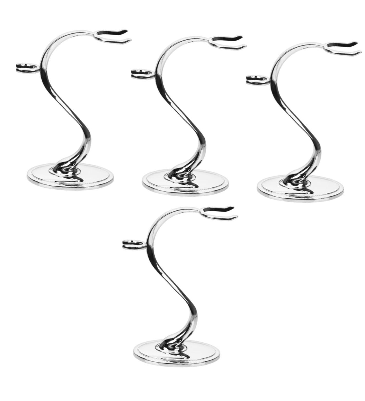 Frcolor 4-Piece Shaver Holder & Brush Bracket Set - Zinc Alloy Razor Stand for Men | Manual Shaving Accessories & Organization - Buy Online on GoSupps.com