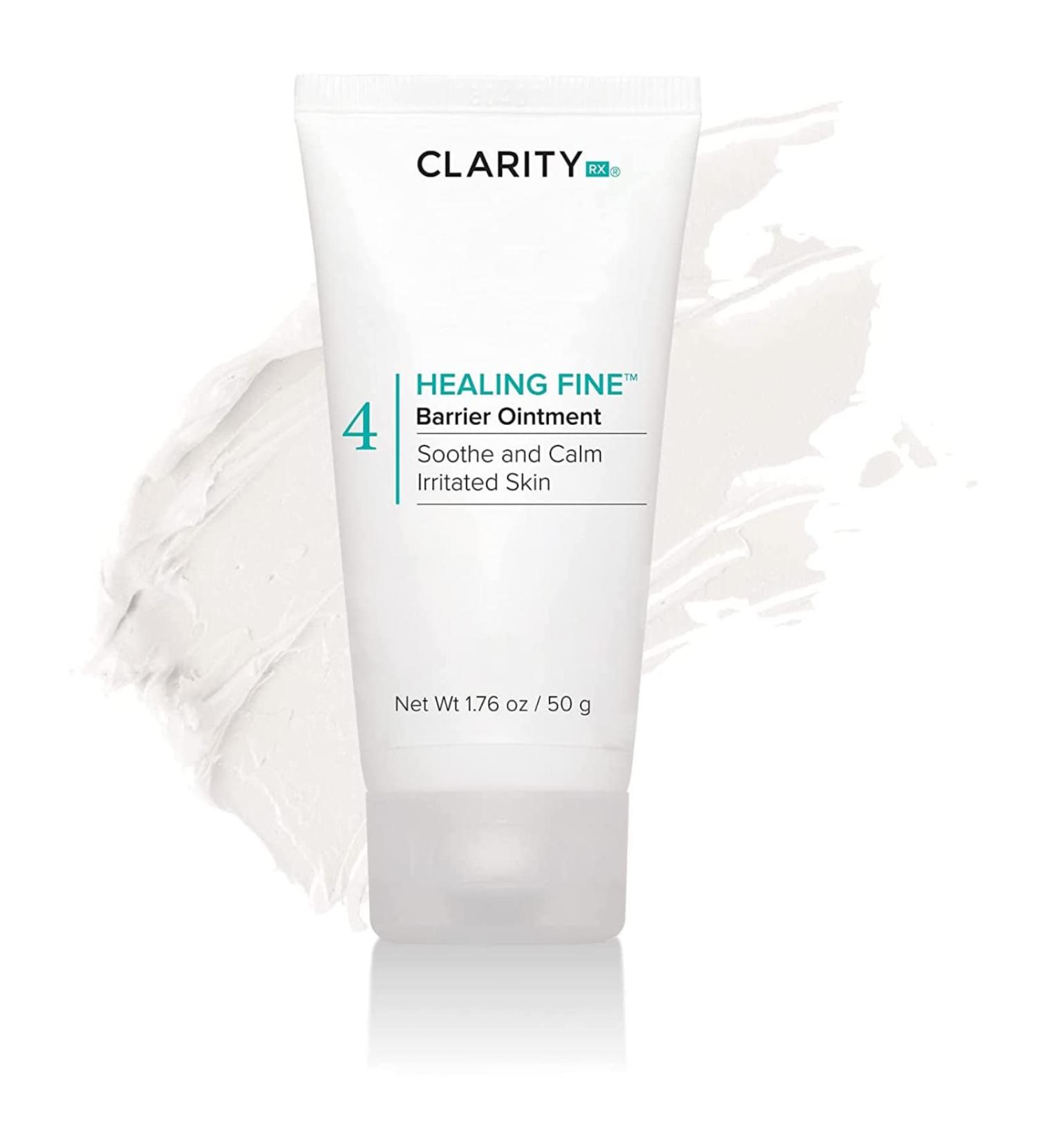 ClarityRx Healing Fine Barrier Ointment | Plant-Based Post-Procedure Gel for All Skin Types | Paraben-Free Natural Skin Care - 1.76 oz - Buy Online on GoSupps.com