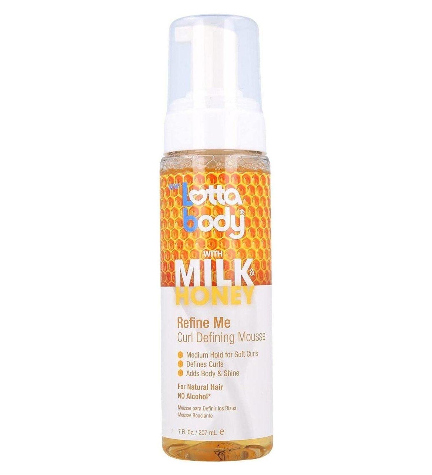 Lotta Body Mousse Curl Define Milk & Honey 7oz Refine Me - Pack of 2 - Buy Online on GoSupps.com
