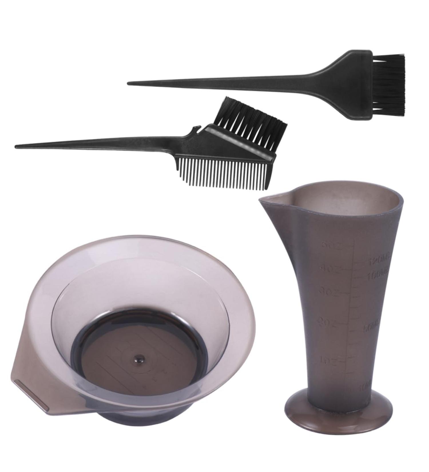 Housoutil Hair Dyeing Tools Hair Dyeing Bowl Measuring Cup Good Hair Dye Kits Professional Hair Coloring Kits Major Set Comb Brush Hair Dye Bowl - Buy Online on GoSupps.com