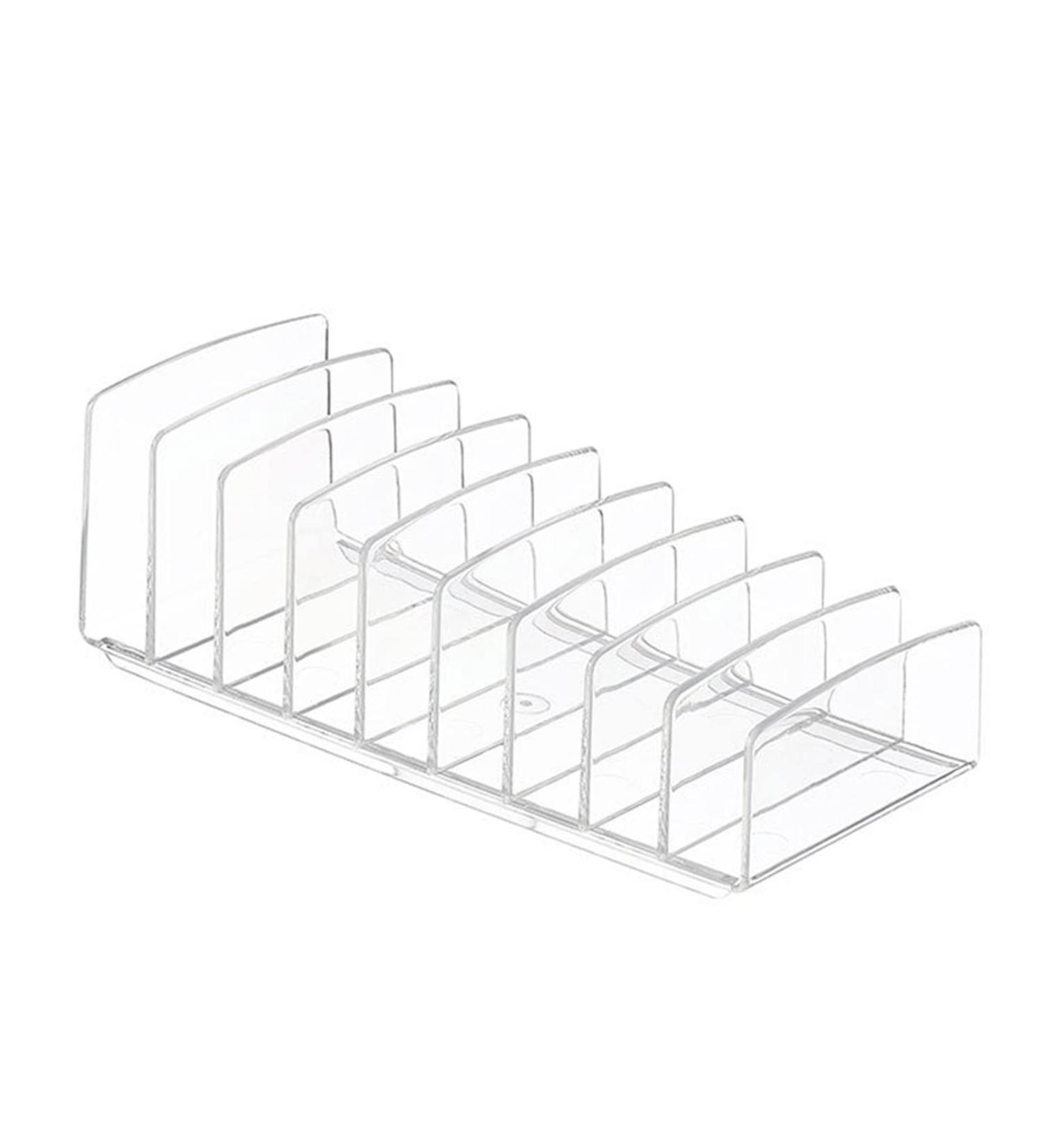 LOOMIKKE Eyeshadow Palette Storage Holder 9 Divided Grids Clear Makeup Organizer - Buy Online on GoSupps.com