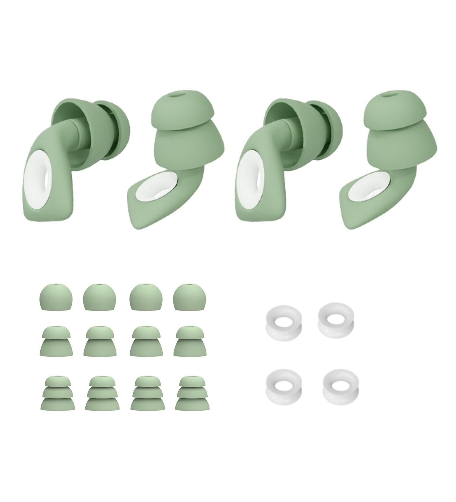 YOXIER Ear Plugs Sleep Earplugs Silicone Ear Plugs for Sleeping Noise Cancelling Reusable Earplugs for Noise Reduction Effective Sound Isolation Creates a Quiet Environment for Sleeping Study Work Co A Green - Buy Online on GoSupps.com