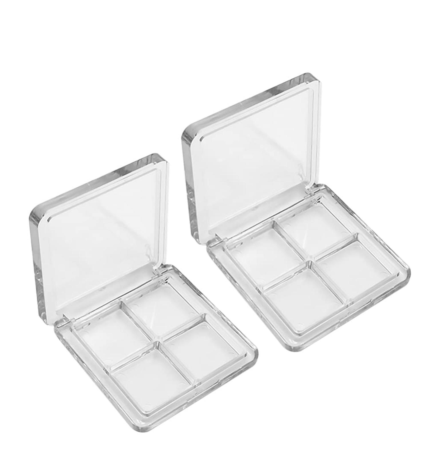 Beaupretty 6-Compartment Lipstick & Eyeshadow Palette Holder Clear Makeup Organizer for Pigment Trays & Travel - Buy Online on GoSupps.com