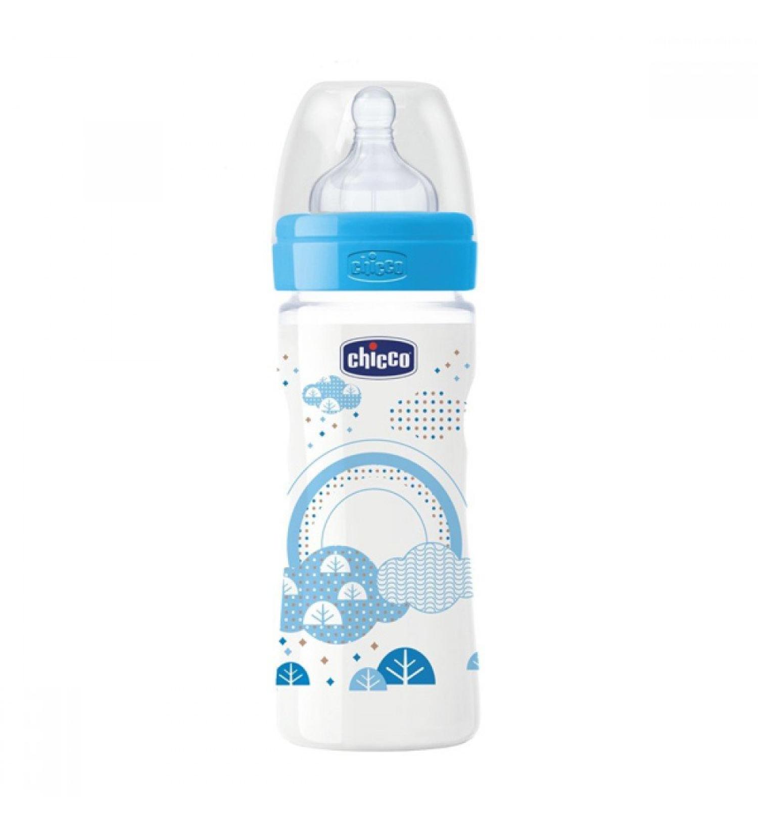 Chicco CH BIB WB PP AZZ 250ML ME SIL IT