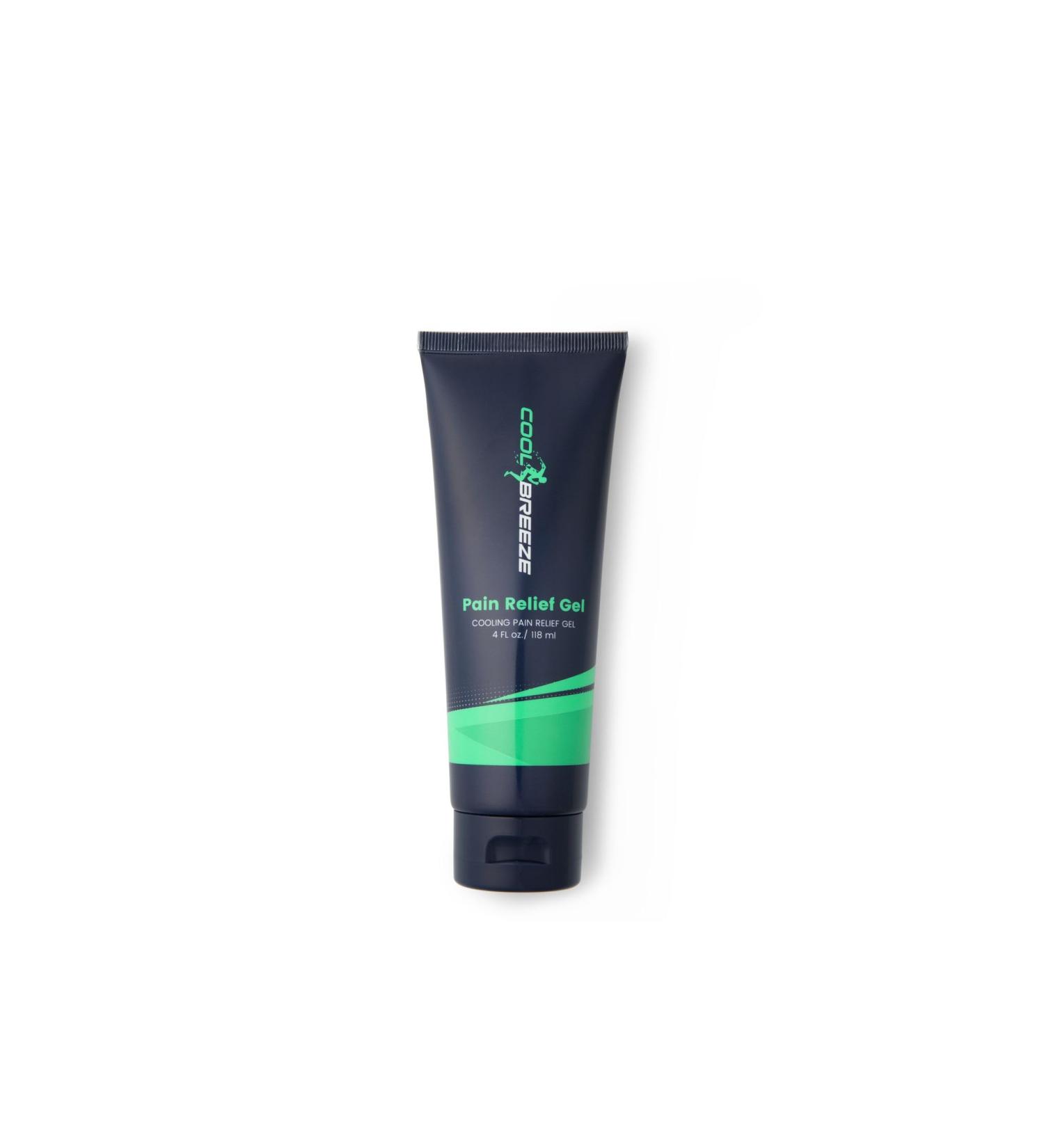 Cool Breeze Pain Relief Gel Effective Topical Solution for Muscle Soreness & Joint Pain | 4oz Tube - Shop Internationally - Buy Online on GoSupps.com