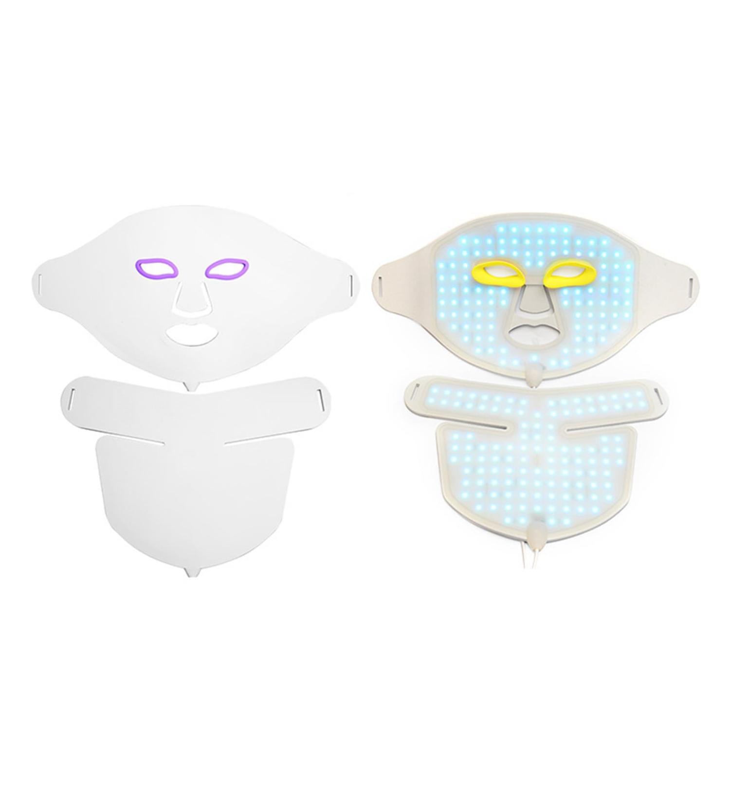  OSMARI LED Silica Gel Mask 7-Color Photon Rejuvenation Acne Removal Beauty Instrument with Neck Mask - Buy Online on GoSupps.com