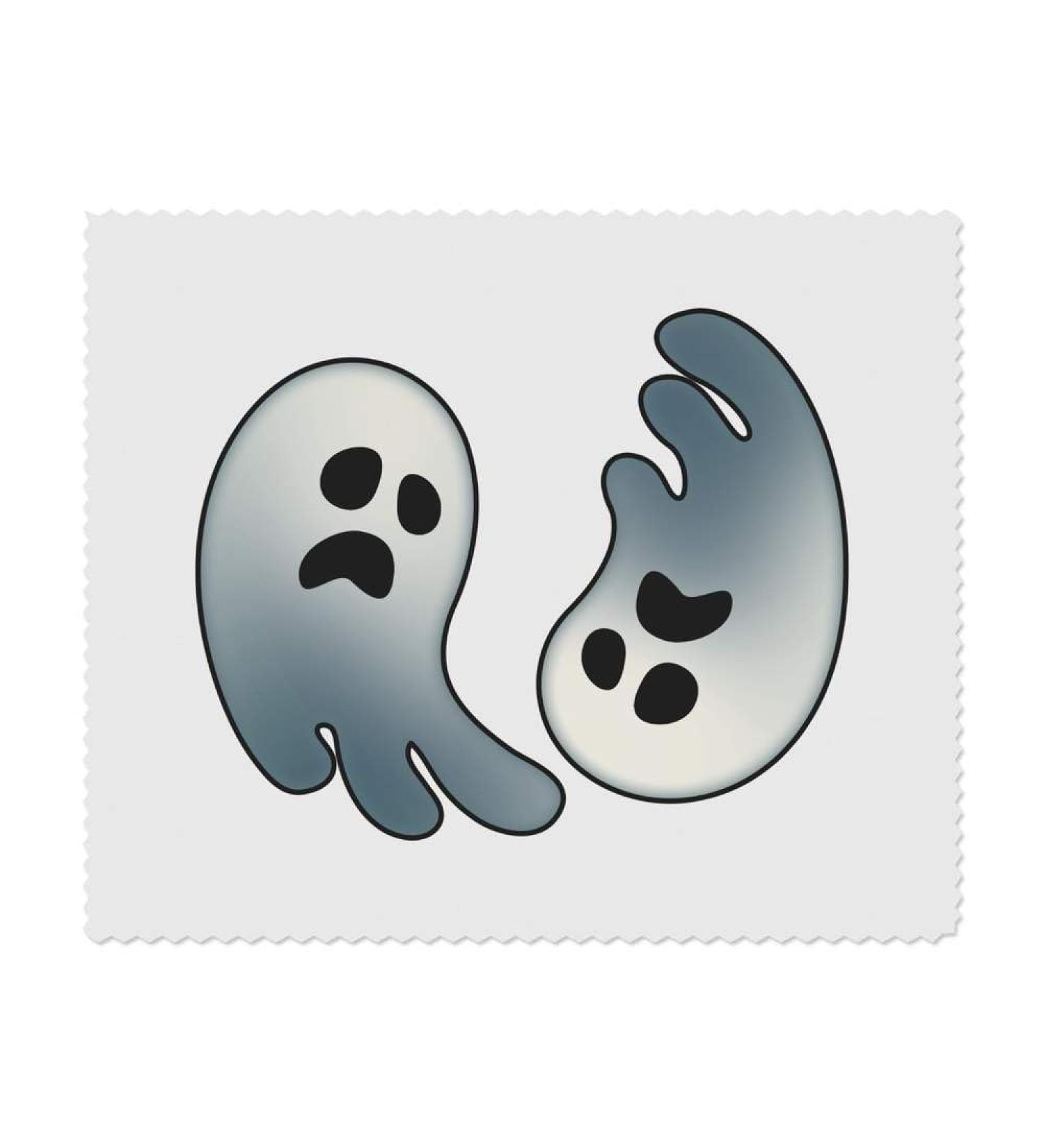 Buy 2 x 'Ghostly Ghosts' Microfiber Lens/Glasses Cloths - Perfect for Cleaning & Care | International Shipping Available - Buy Online on GoSupps.com