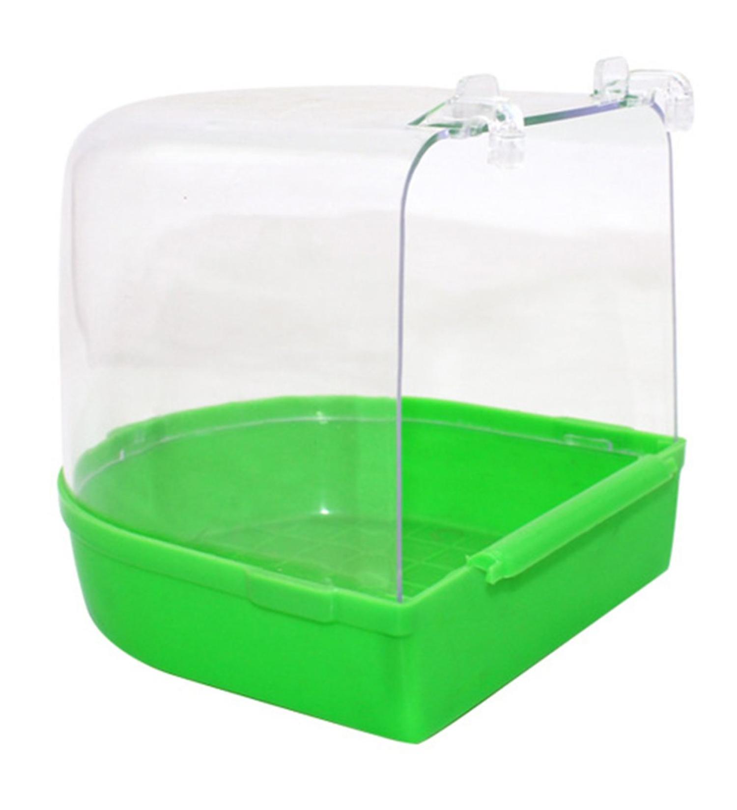 UEETEK Caged Bird Bath - Small Bird Parrot Supplies - Bathing Tub for Canary Budgies - Random Color - Buy Online on GoSupps.com