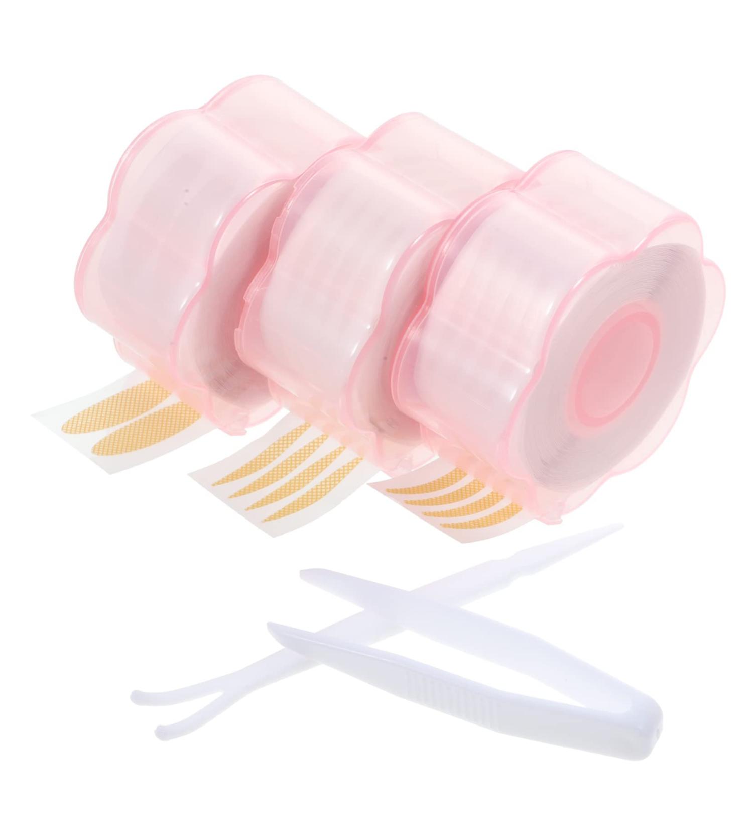 Beavorty Adhesive Eye Lift Tape 3 Rolls Lace Double Eyelid Sticker Web Text Quincunx Eyelid Lift Strips Adhesive Eye Lifter Tape 1 count (Pack of 1) As Shown - Buy Online on GoSupps.com