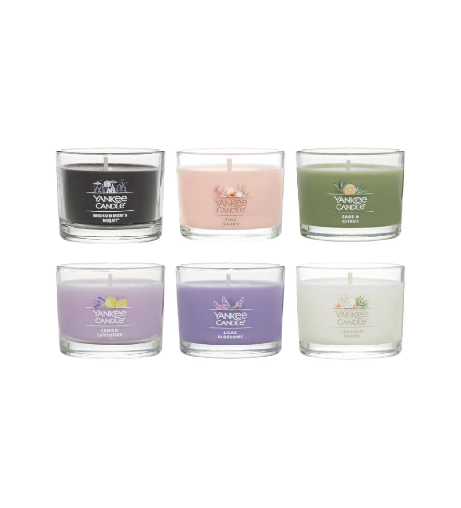Yankee Candle Minis Jar Coastal Harmony Variety Pack - 1.3 OZ (Pack of 6) | International Shipping Available - Buy Online on GoSupps.com