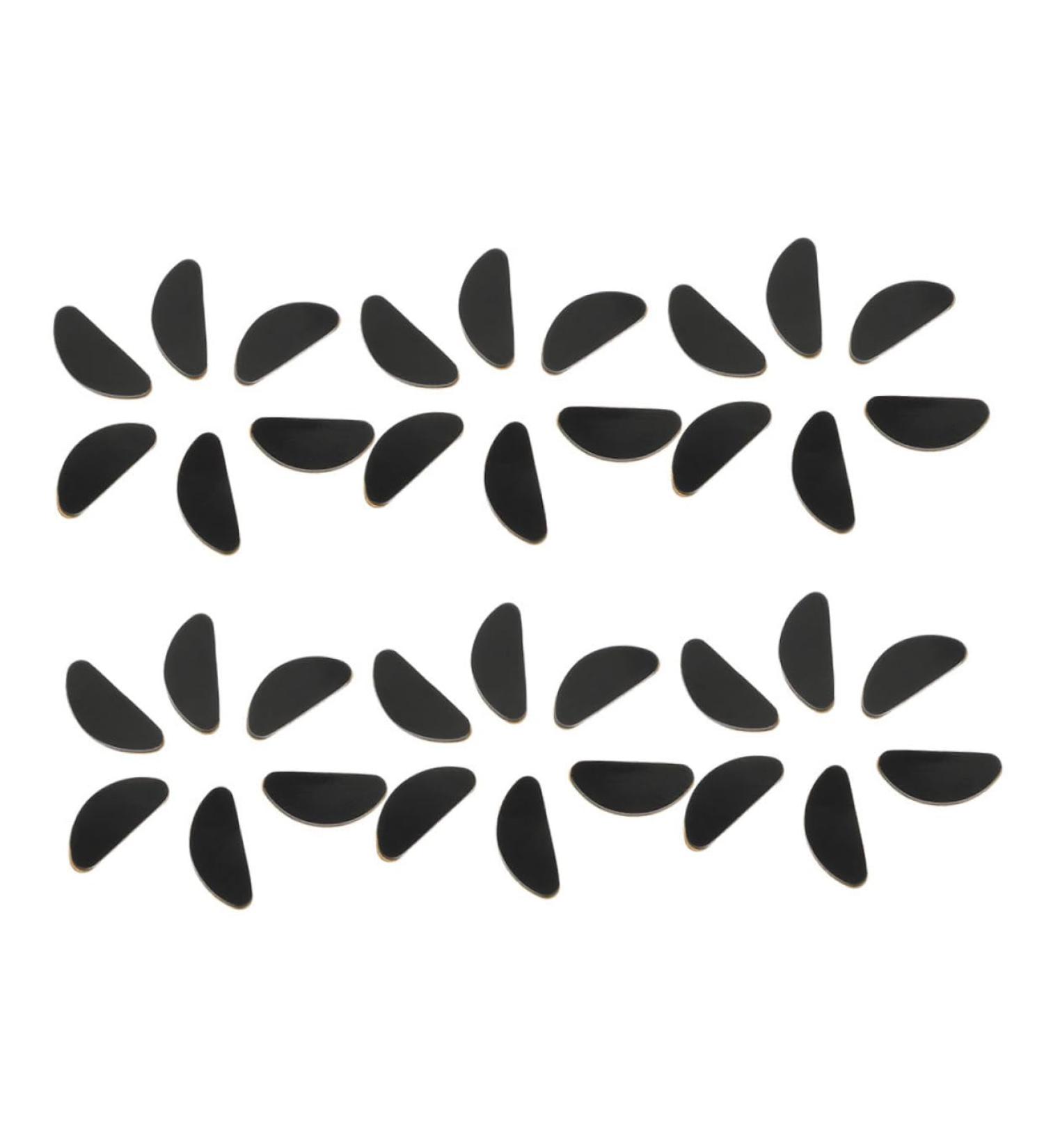 Marmerdo 18 Pairs Self-Adhesive Silicone Nose Pads for Glasses - Comfortable & Durable Black Pads for Sunglasses - 1.9x0.8x0.1cm - Buy Online on GoSupps.com