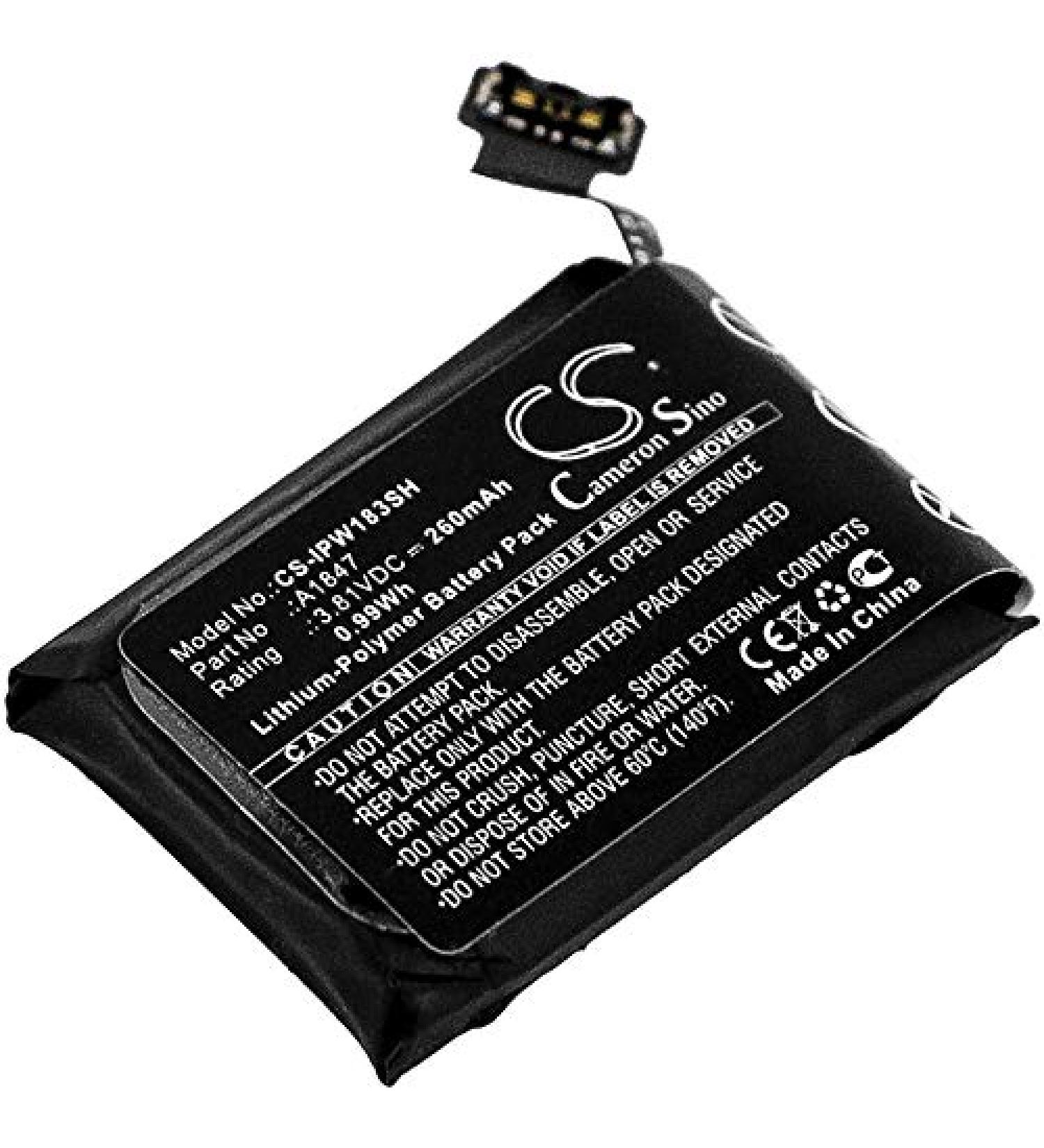 Buy A1847 260mAh Battery for Watch Series 3 GPS 38mm - A1860 Compatible | Fast International Shipping - Buy Online on GoSupps.com