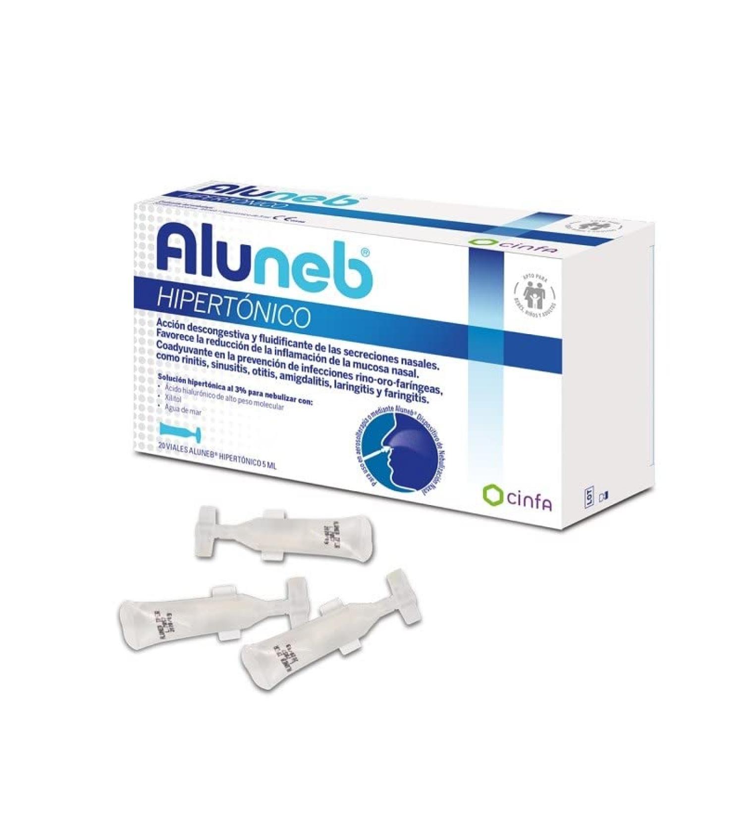 Cinfa Aluneb Hypertonic 20 vials of 5 ml