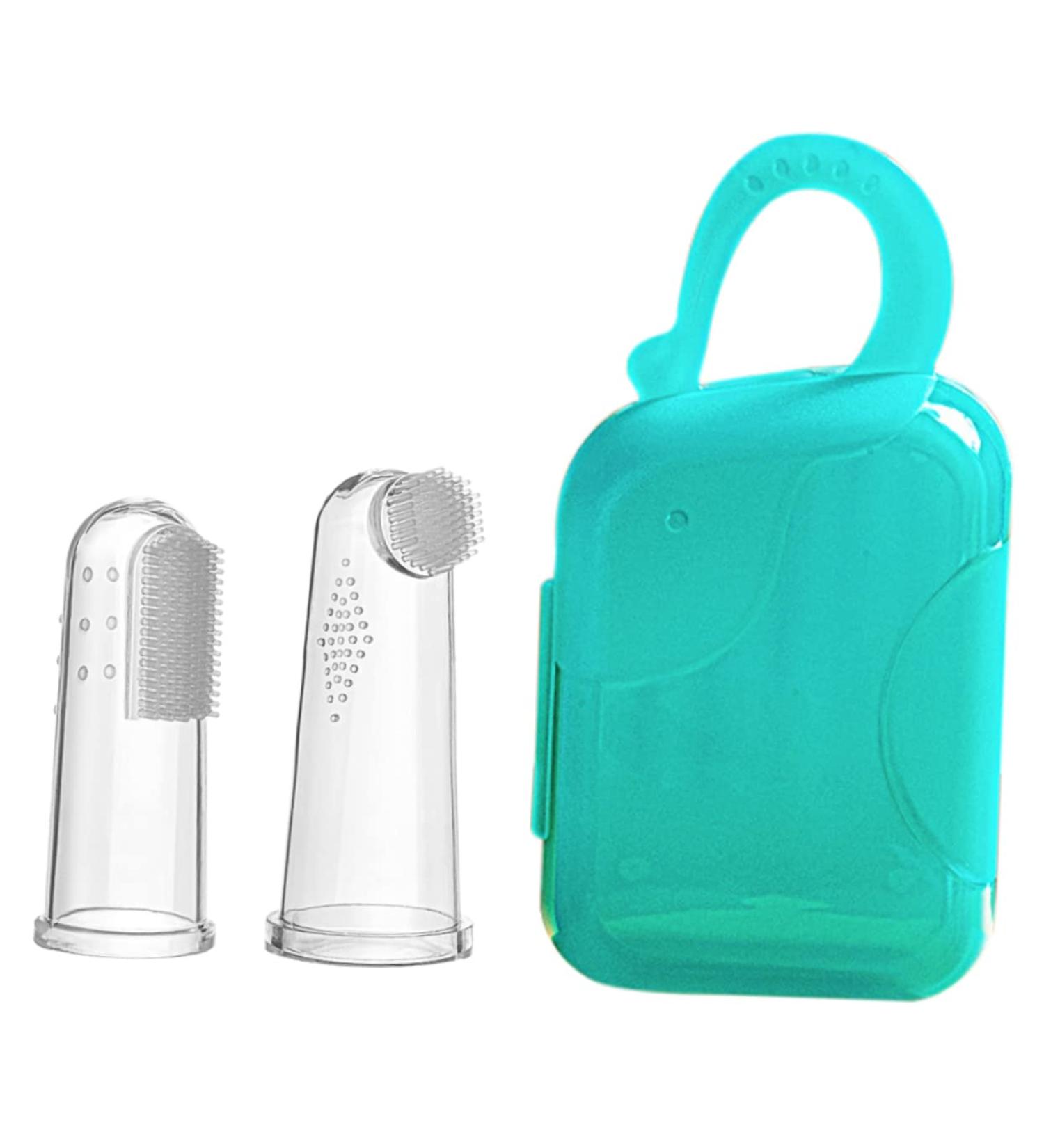 Beavorty Finger Toothbrush Set for Infants & Toddlers - Gentle Oral Cleaning Tool for Babies - International Shipping Available - Buy Online on GoSupps.com