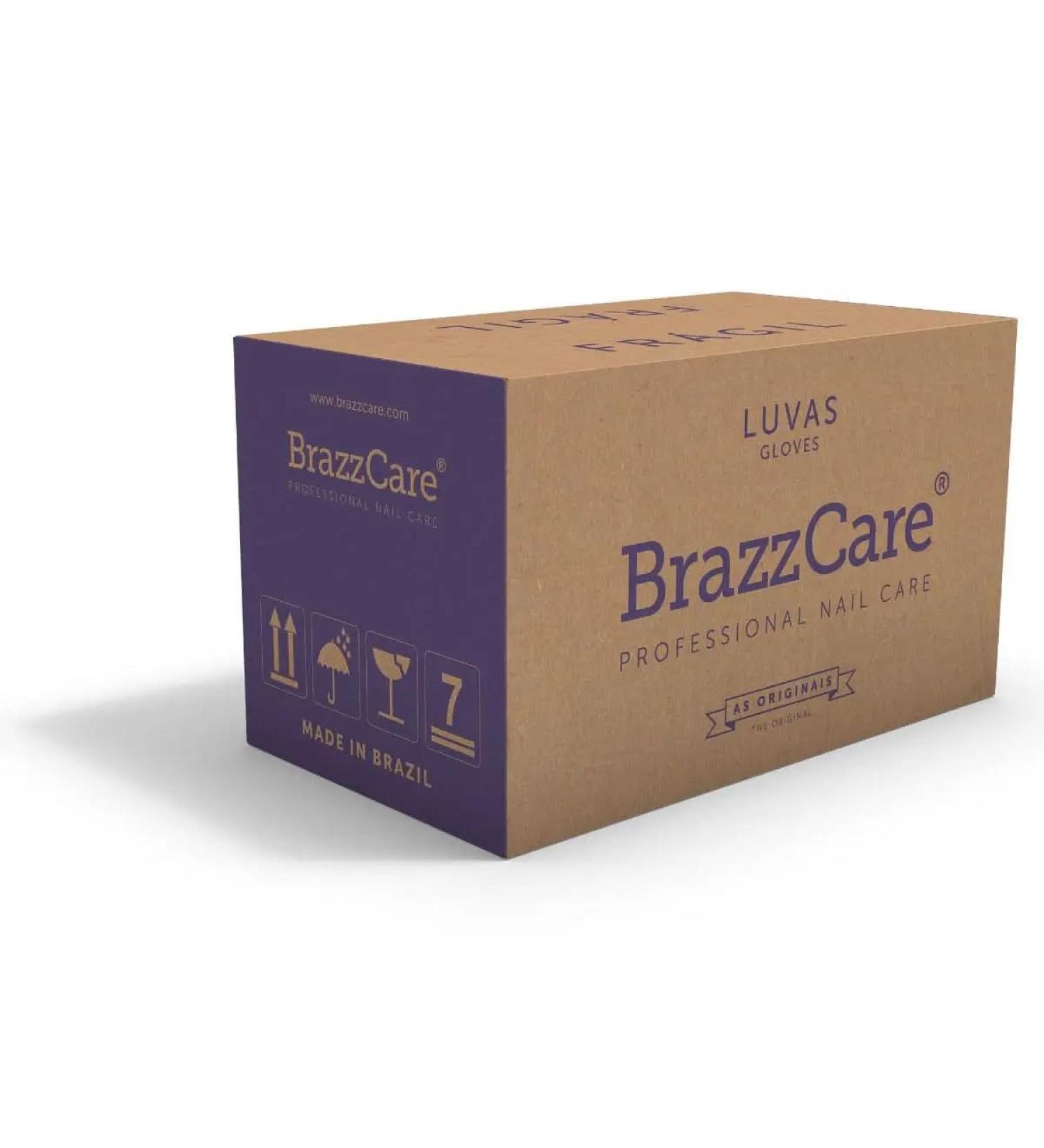 OCIBEL Box of 90 bags of BrazzCare BalbCare Brazilian manicure glove including 1 file and stick for manicure artificial nails and nail art - Buy Online on GoSupps.com