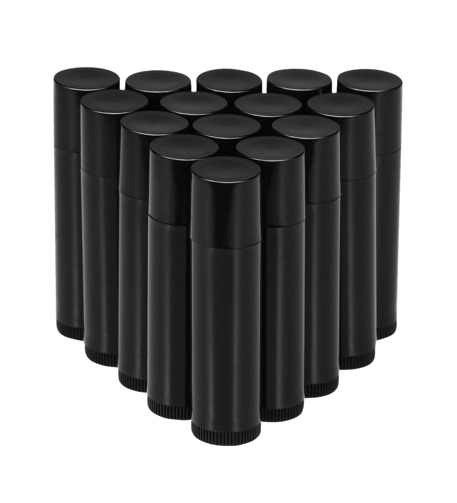 Buy 5ml Empty Black Tab Gloss Tube Lip Balm Bottle - Pack of 25 | International Shipping Available - Buy Online on GoSupps.com