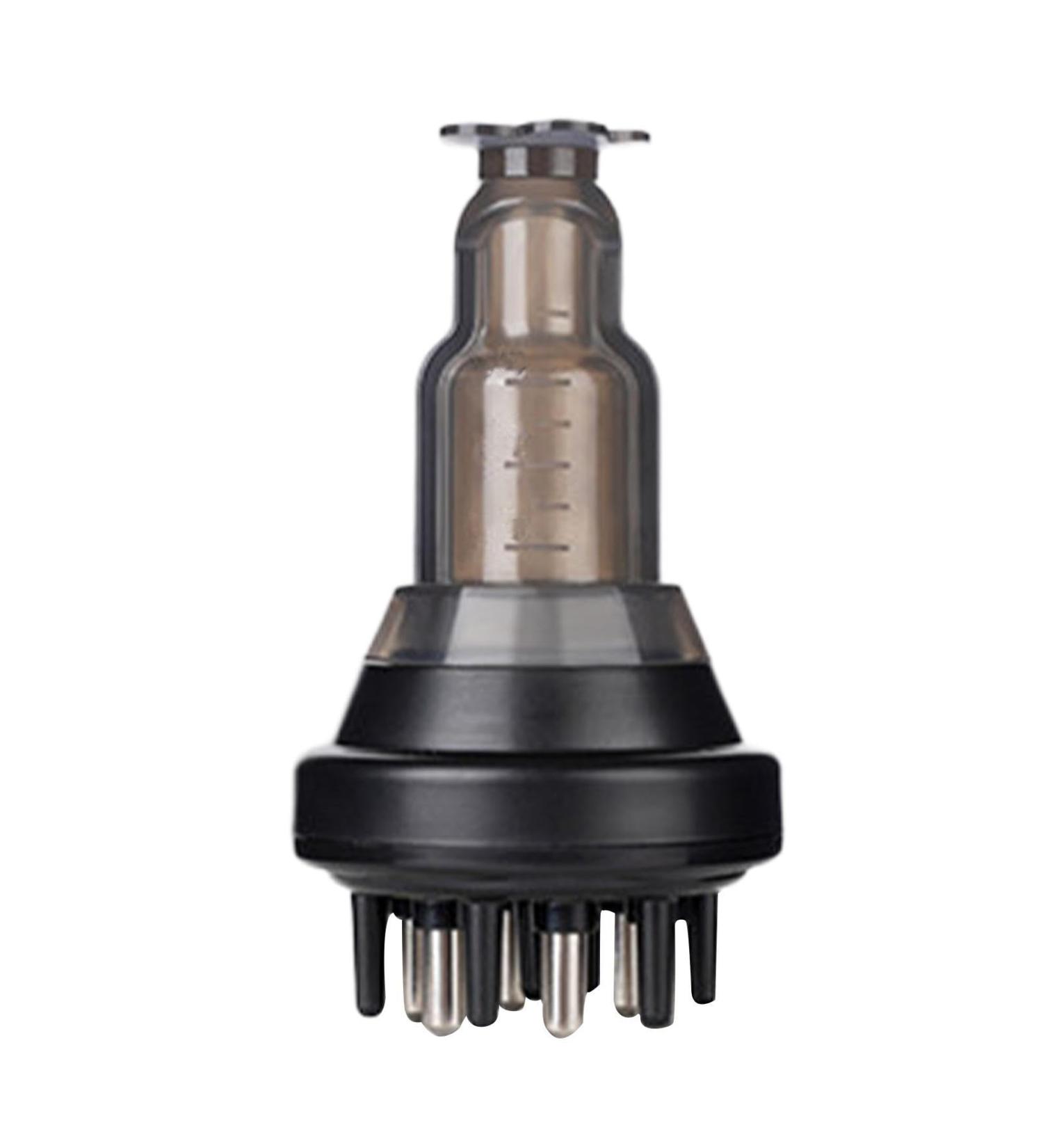 Scalp Applicator Oil Applicator for Hair Washable Hair Scalp Massage Brush for the Whole Body Liquid Guide Comb for Hair Growth Holdes black - Buy Online on GoSupps.com